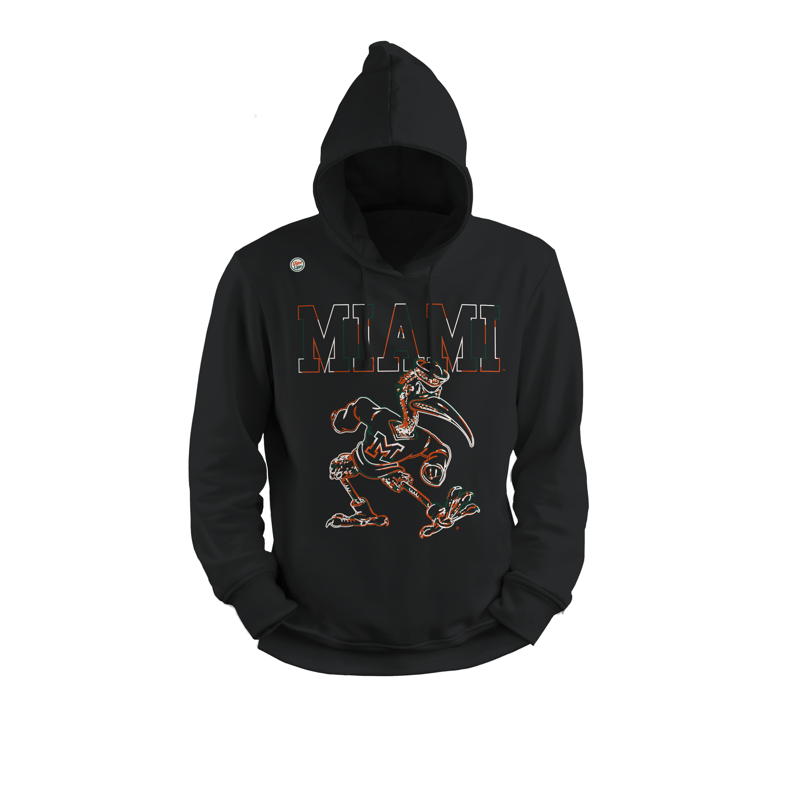 Miami Hurricanes Men's Sketch Hoodie