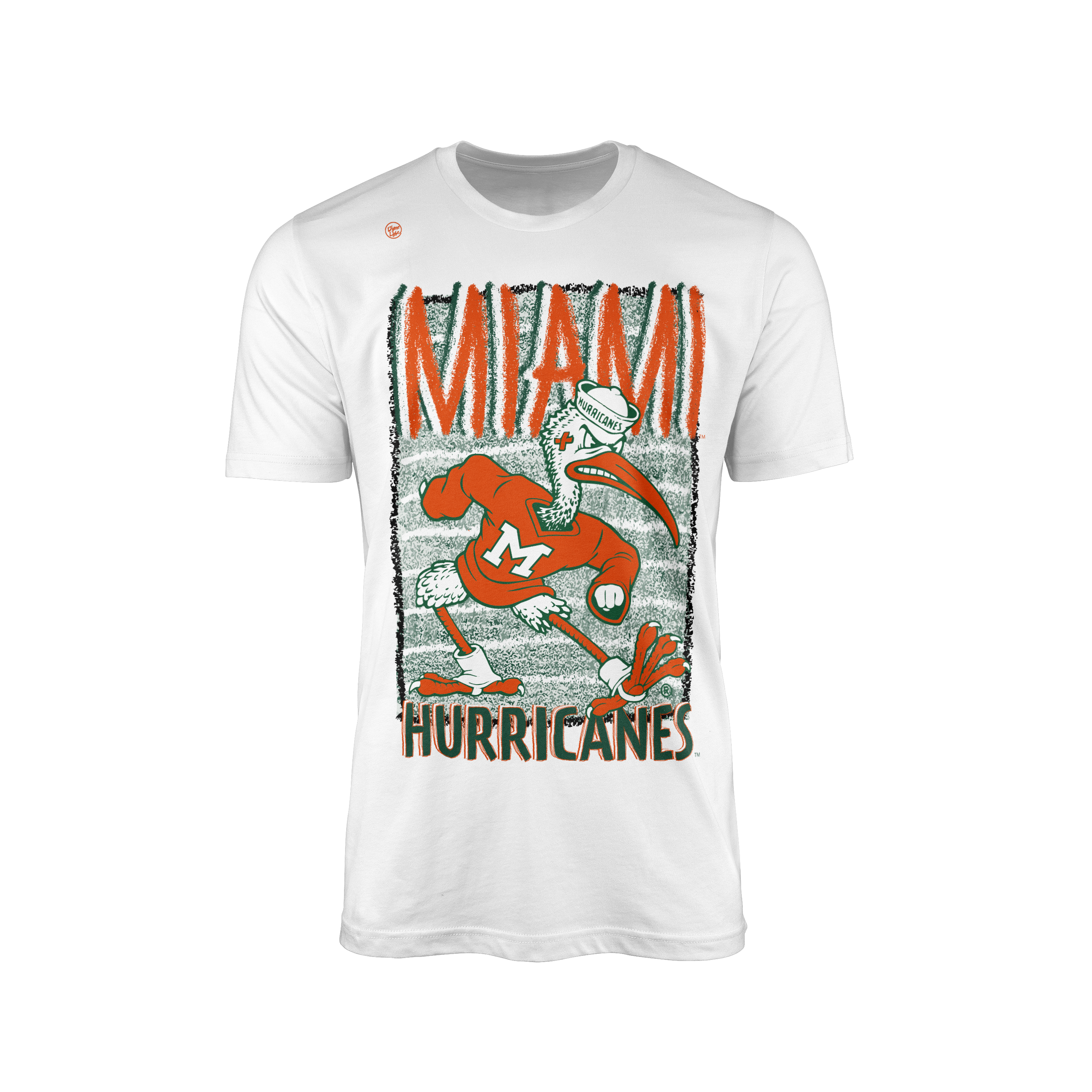 Miami Hurricanes Men’s Crayon Tee
