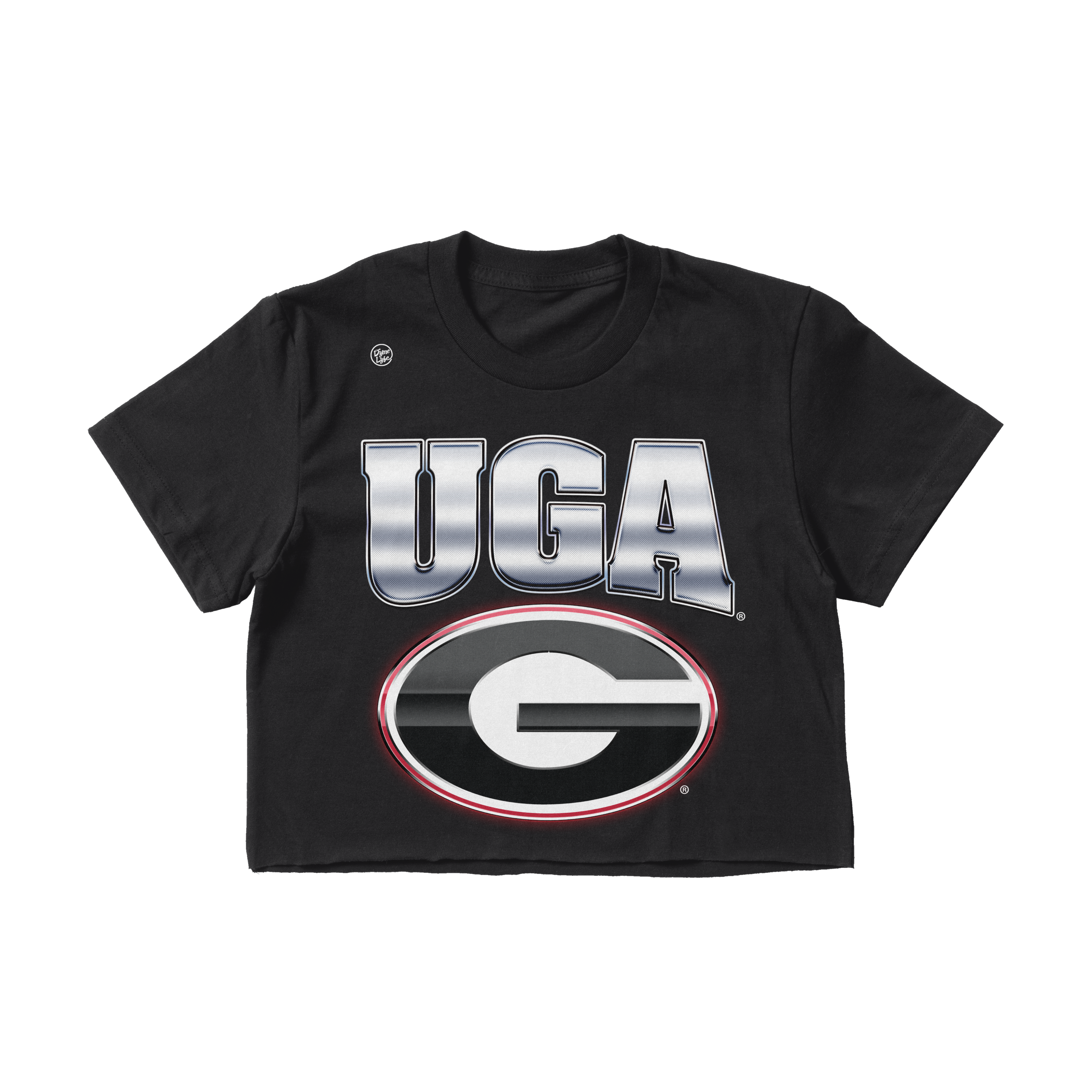 Georgia Bulldogs Women's Mirror Crop