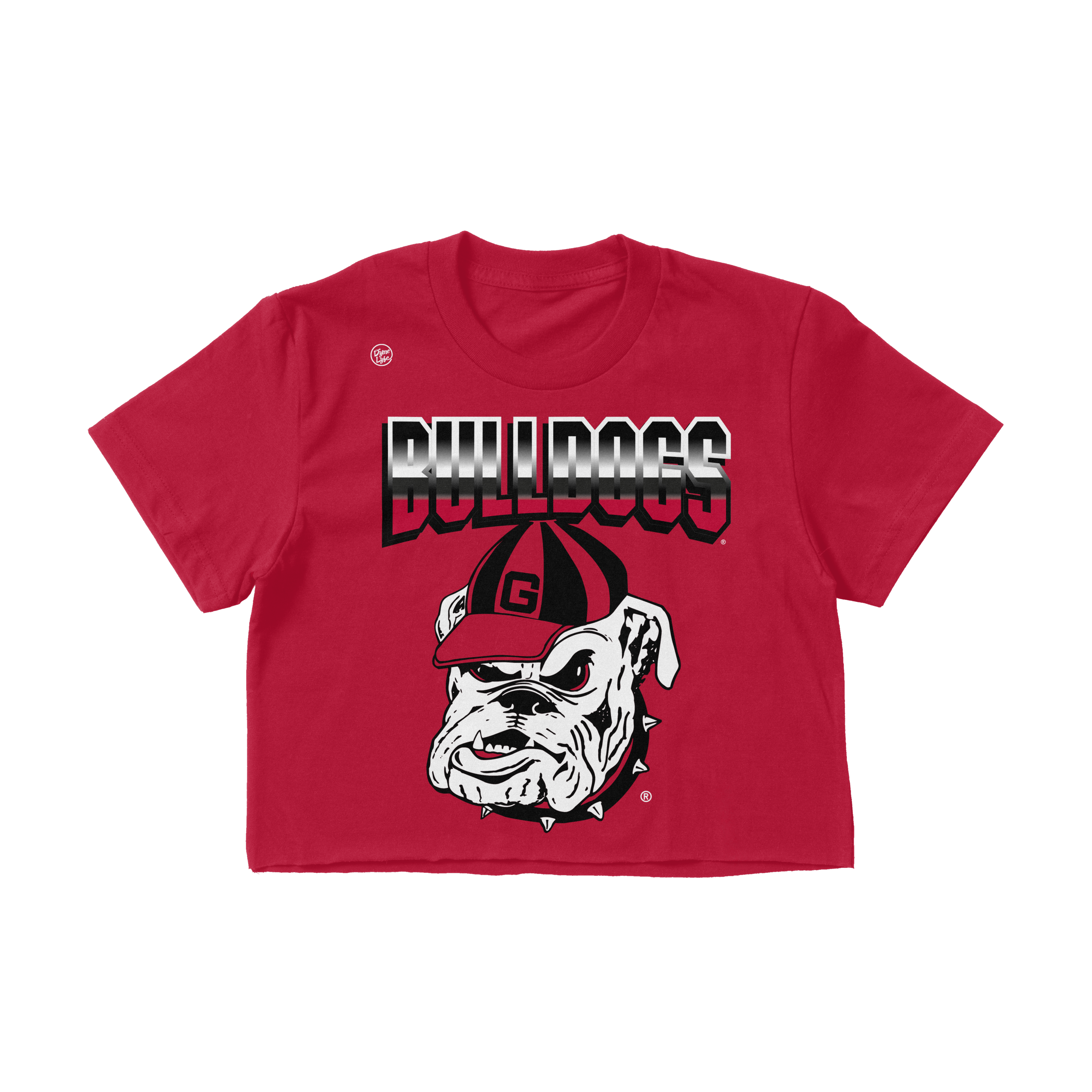 Georgia Bulldogs Women's Big Logo Crop