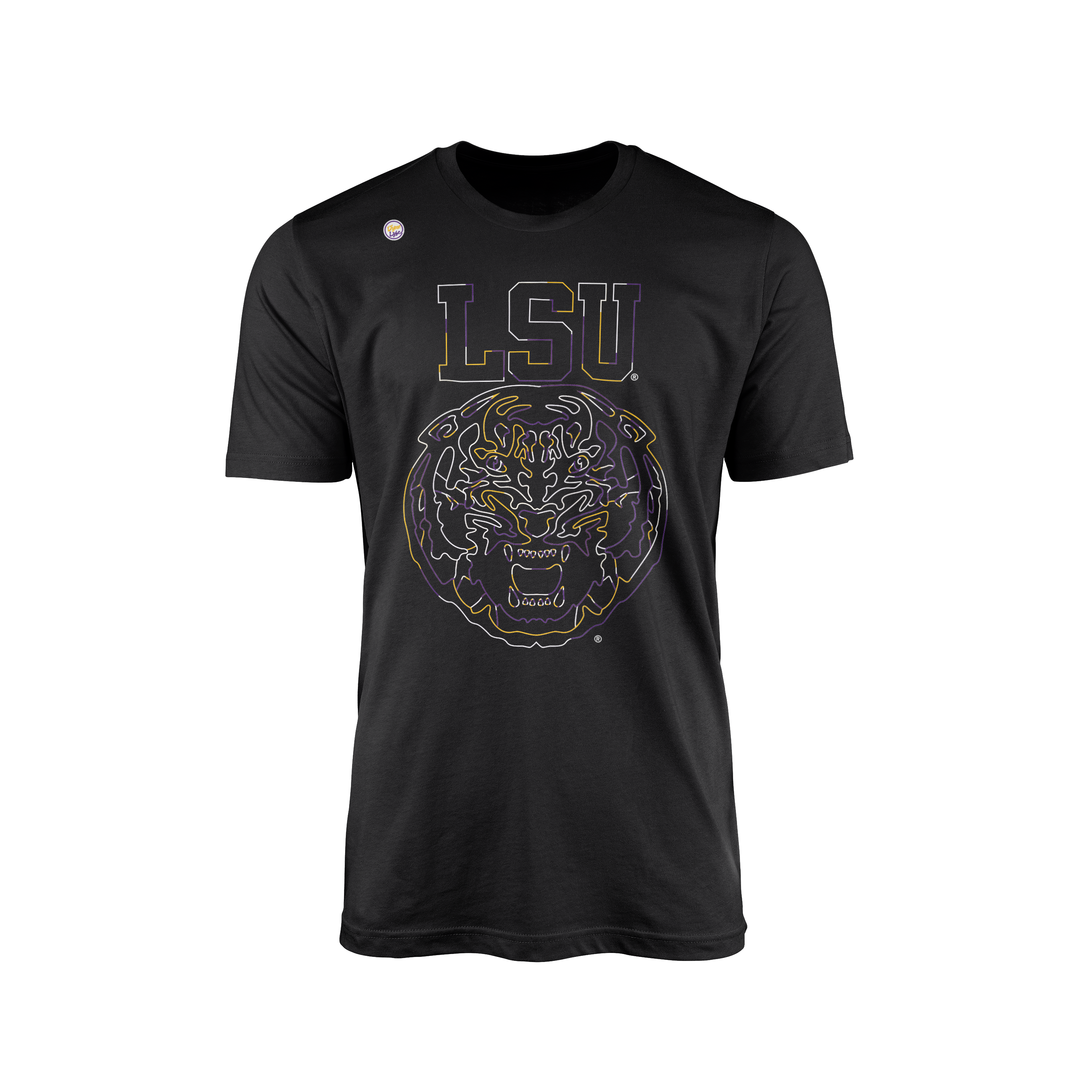 LSU Tigers Men's Sketch Tee