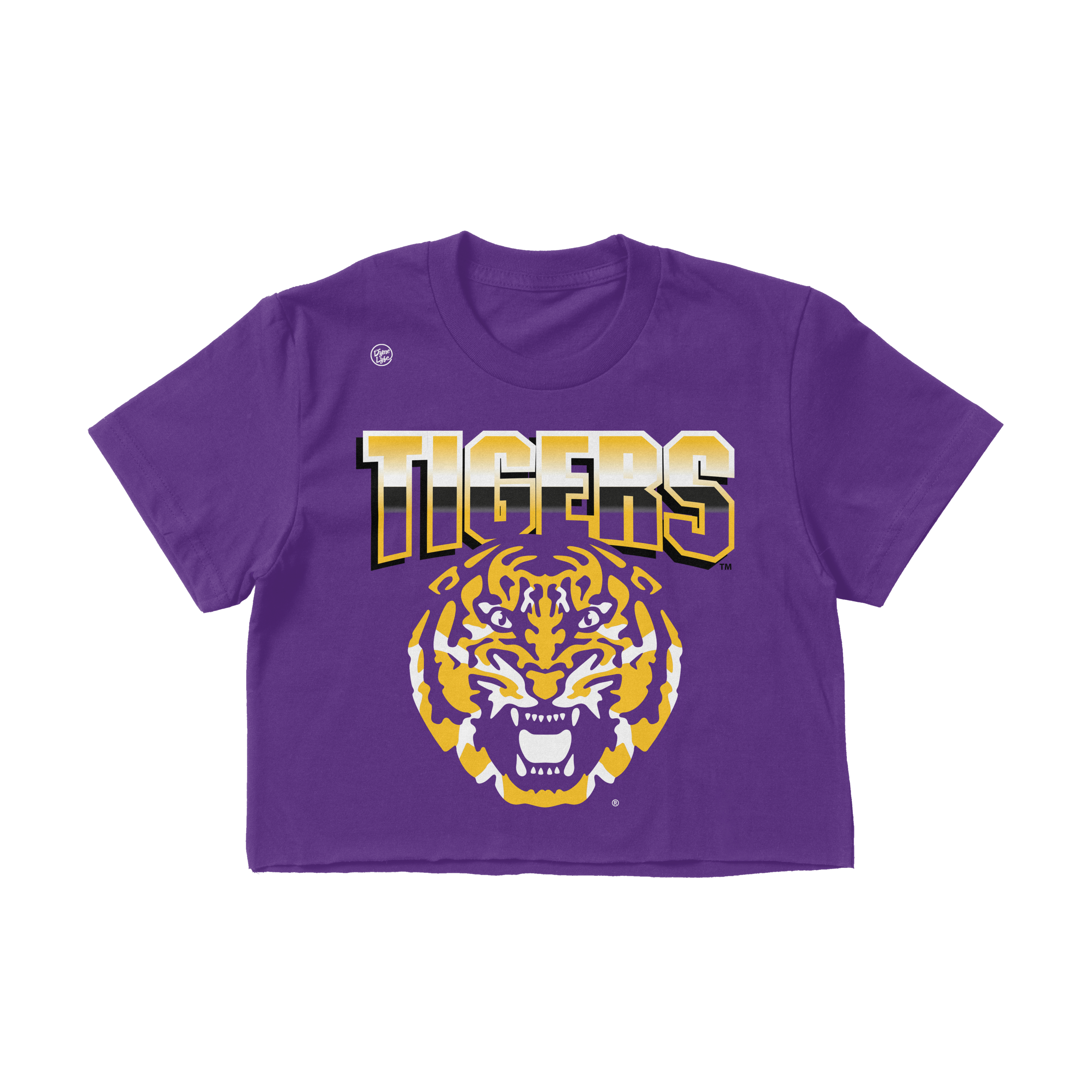 LSU Tigers Women's Big Logo Crop