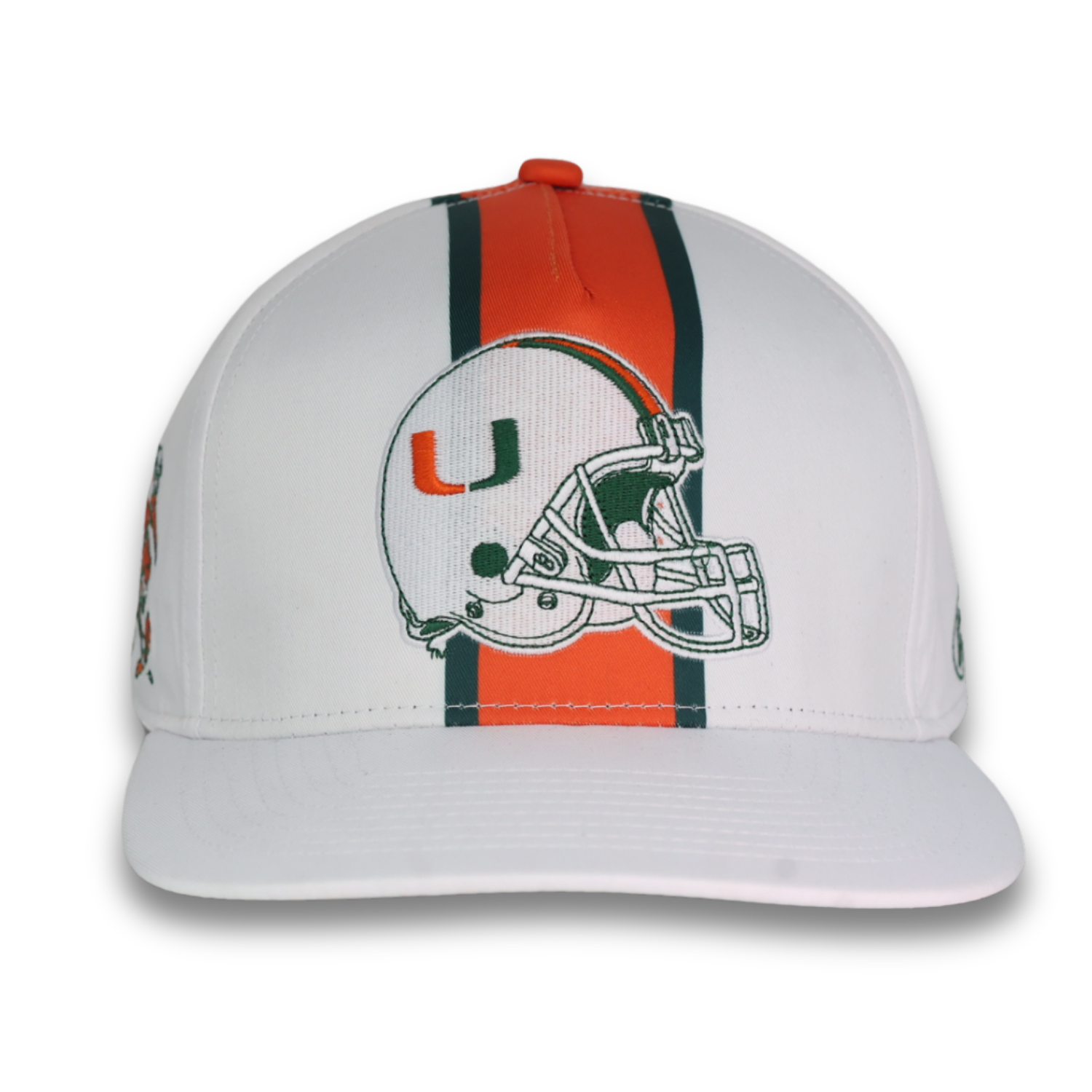 asu hat looks like old football helmet Miami Hurricanes Helmet Snapback