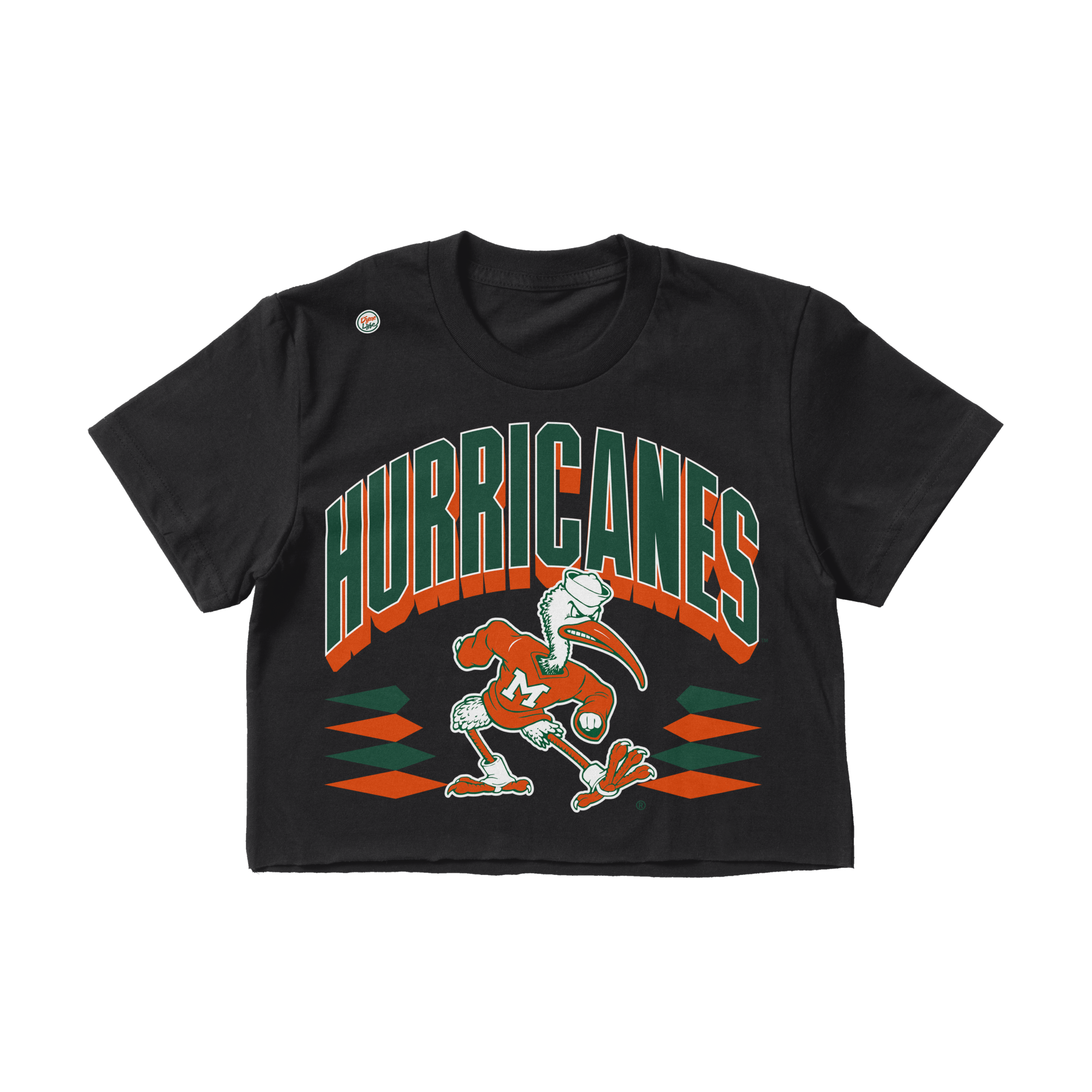 Miami Hurricanes Women's Retro Crop