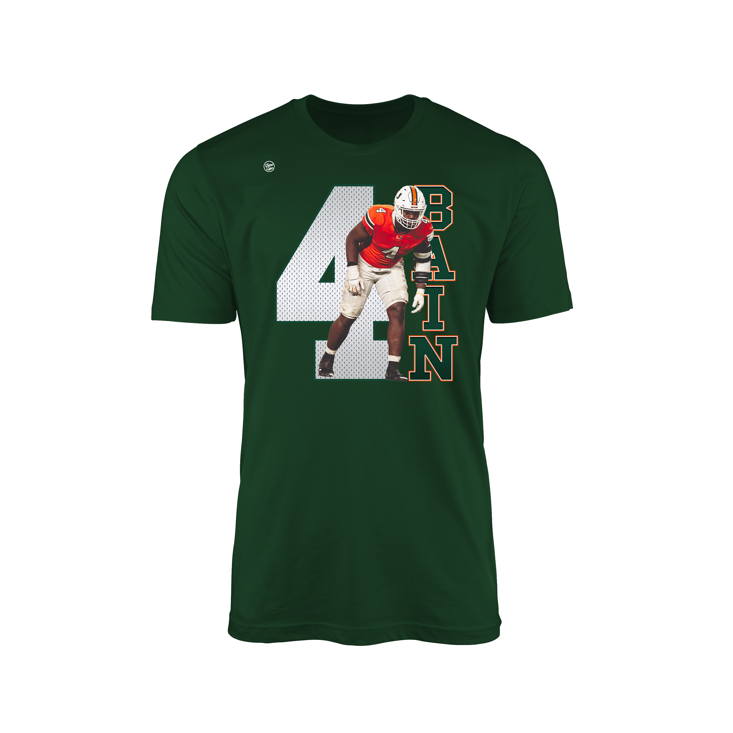 Miami Hurricanes Men's Bain 4 Tee