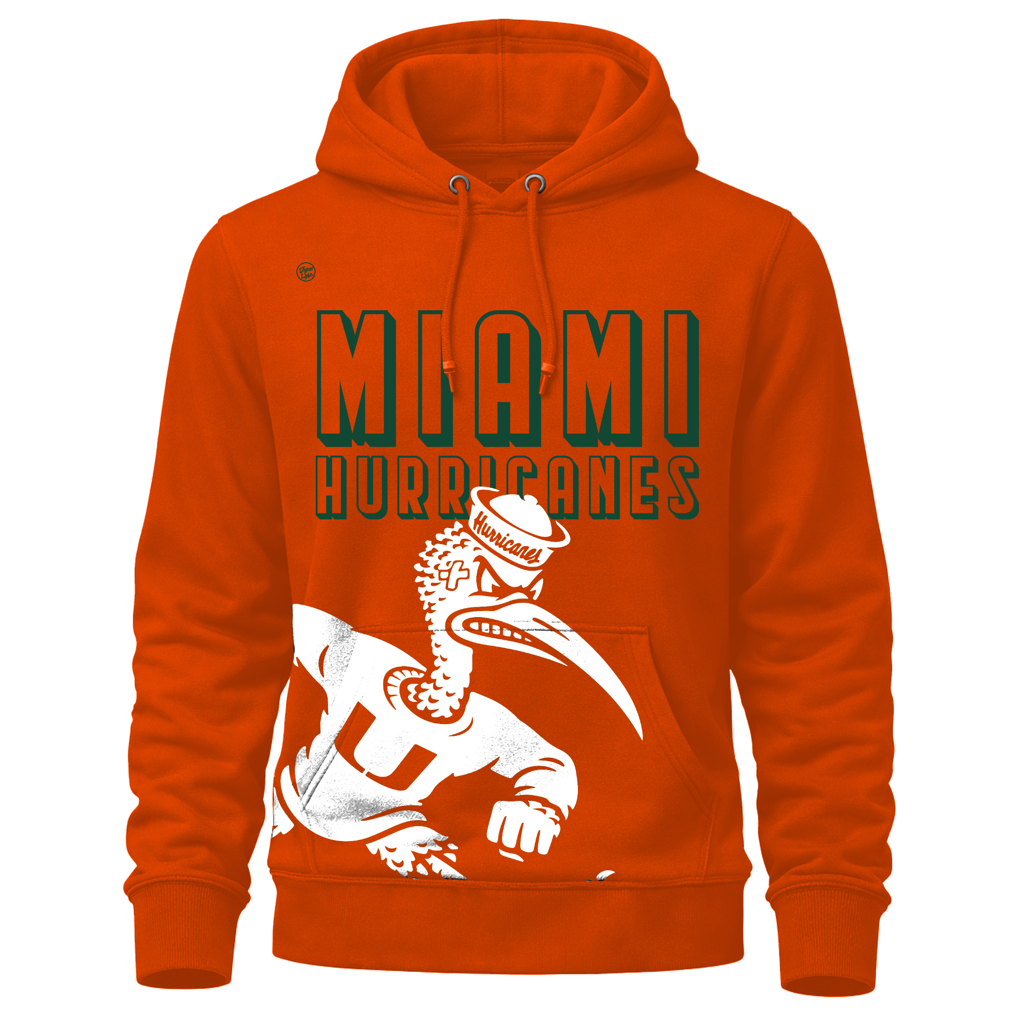 Miami Hurricanes Men's Big Sebastian Hoodie