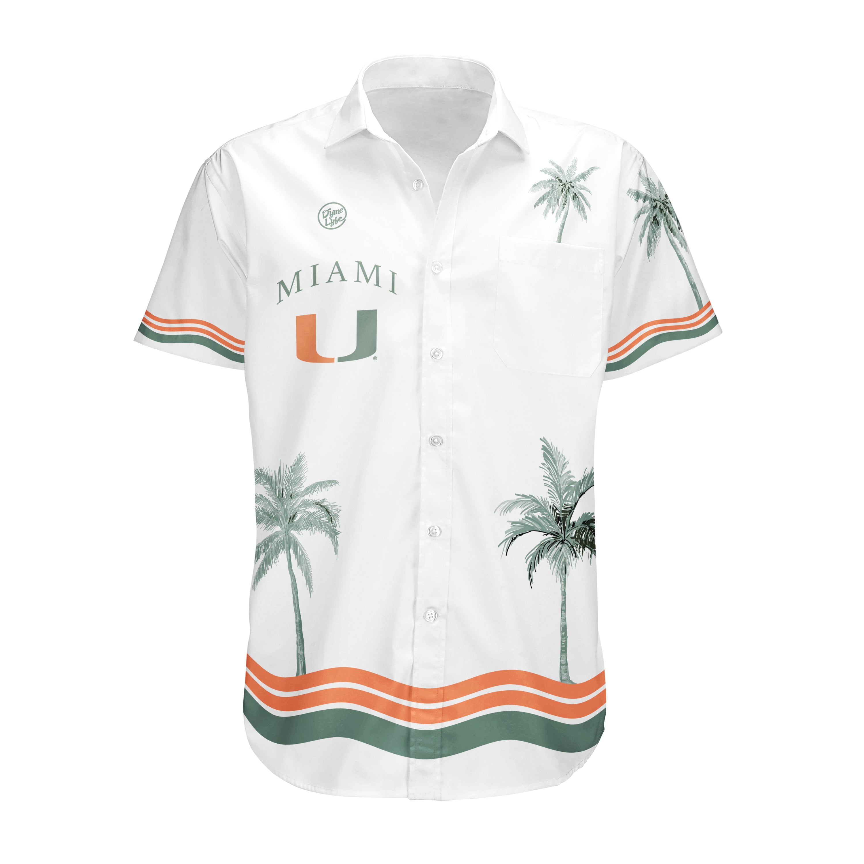 Miami Hurricanes Men’s Cabana Button Up