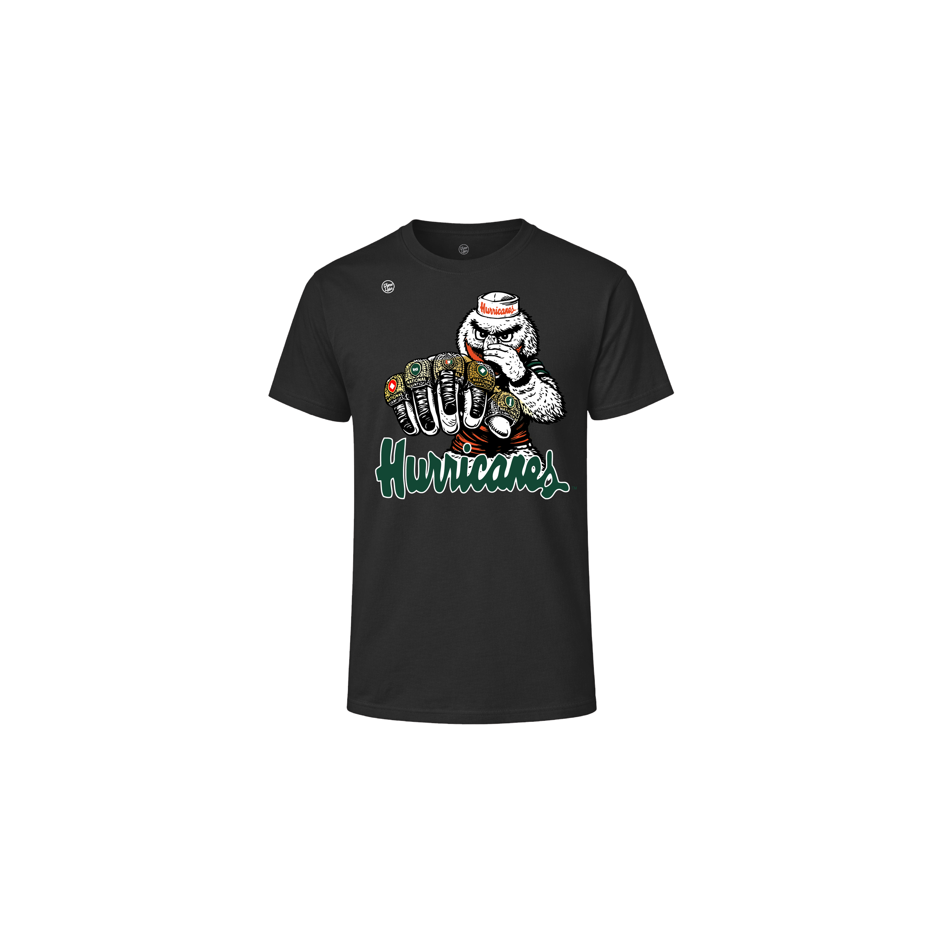 Miami Hurricanes Youth 5 Rings Tee