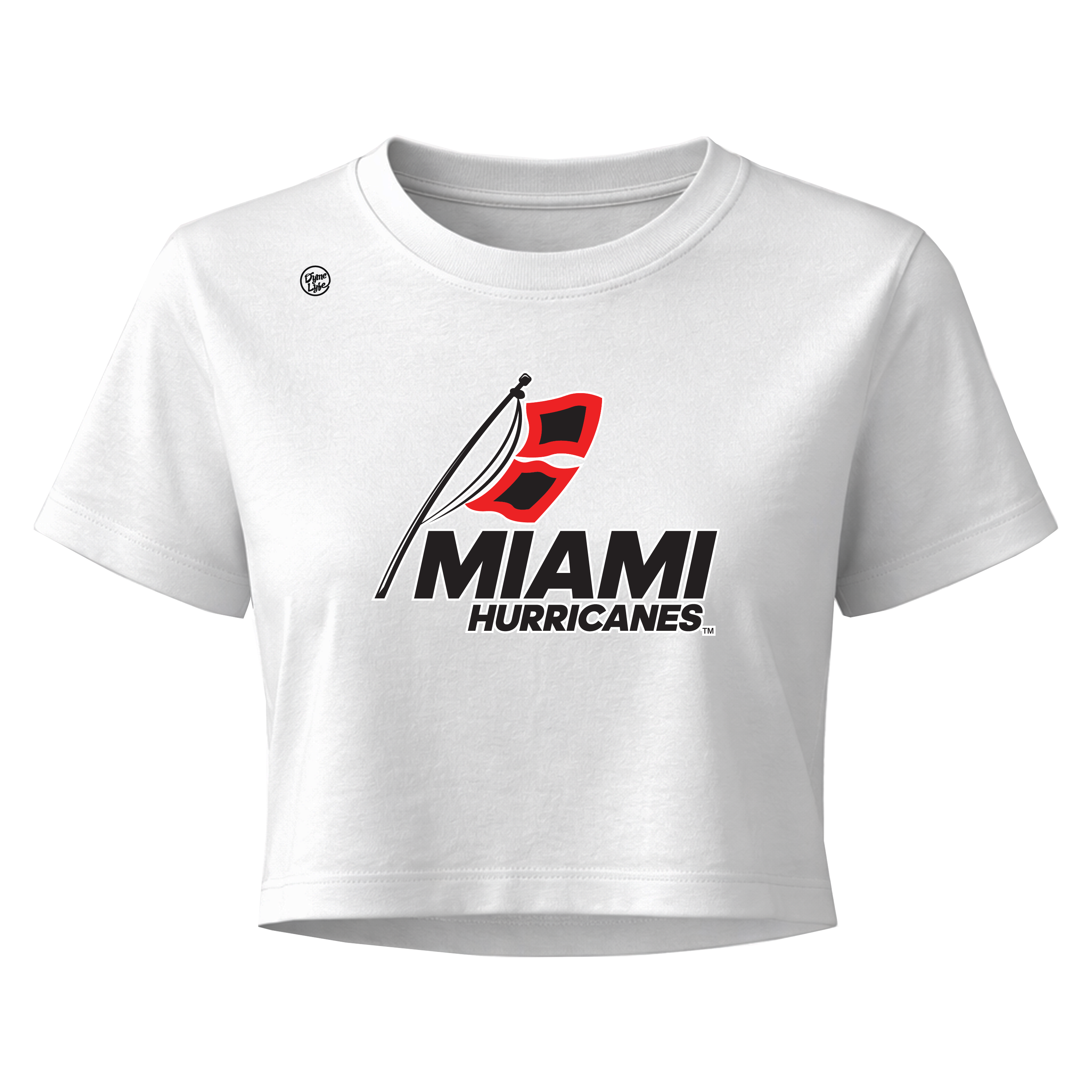 Miami Hurricanes Women's Hurricane Warning Crop Top