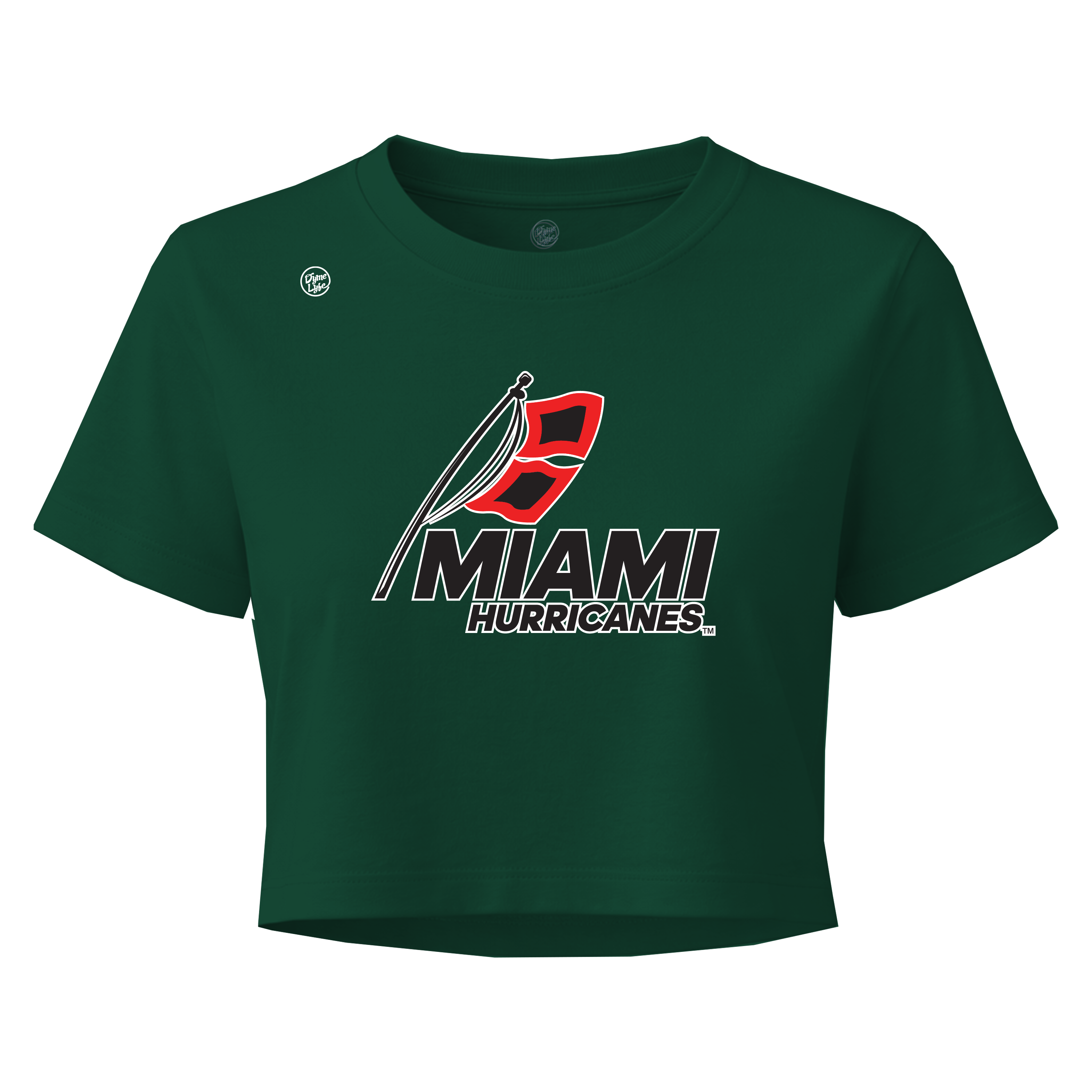 Miami Hurricanes Women's Hurricane Warning Crop Top