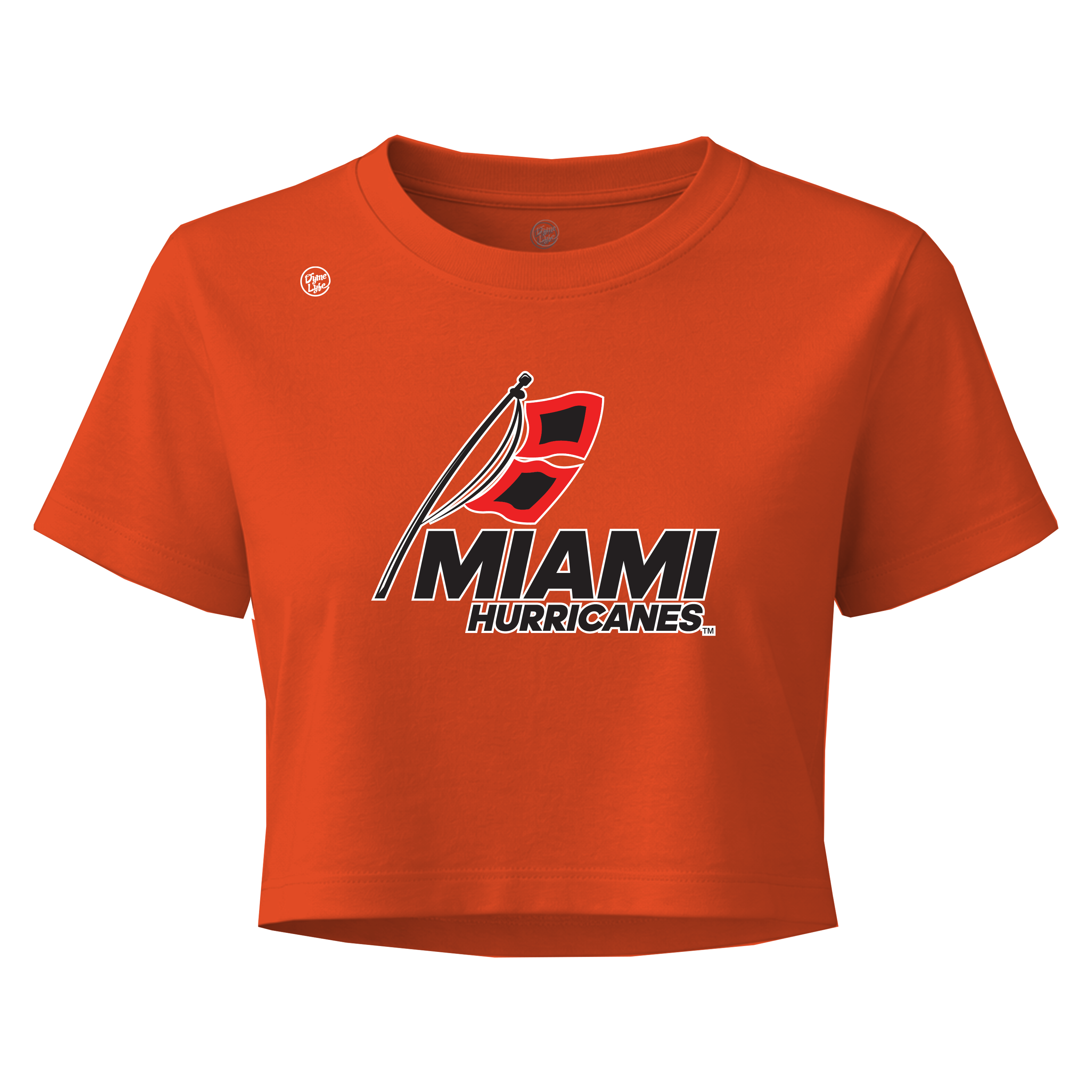 Miami Hurricanes Women's Hurricane Warning Crop Top