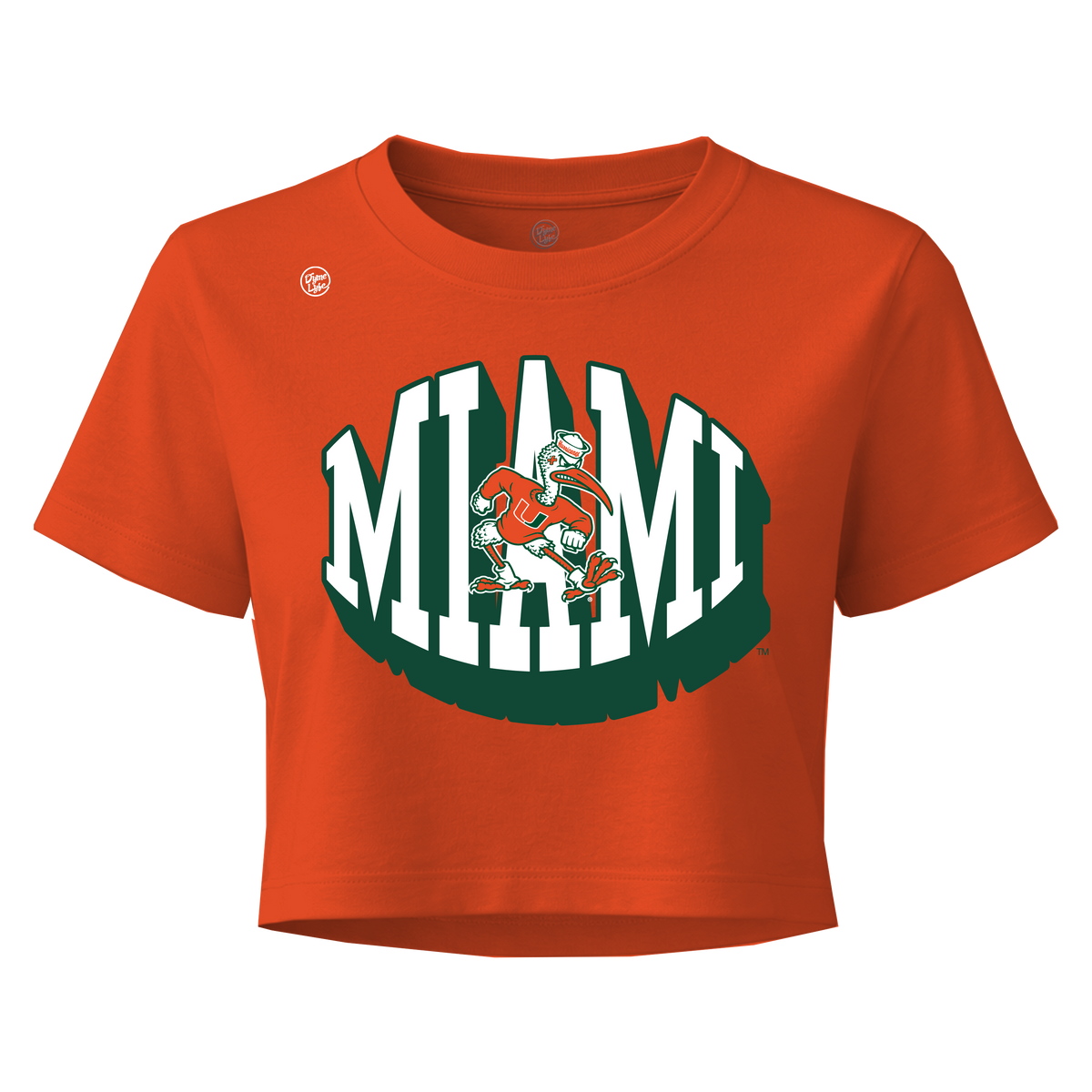 Miami Hurricanes Women's Statement Crop