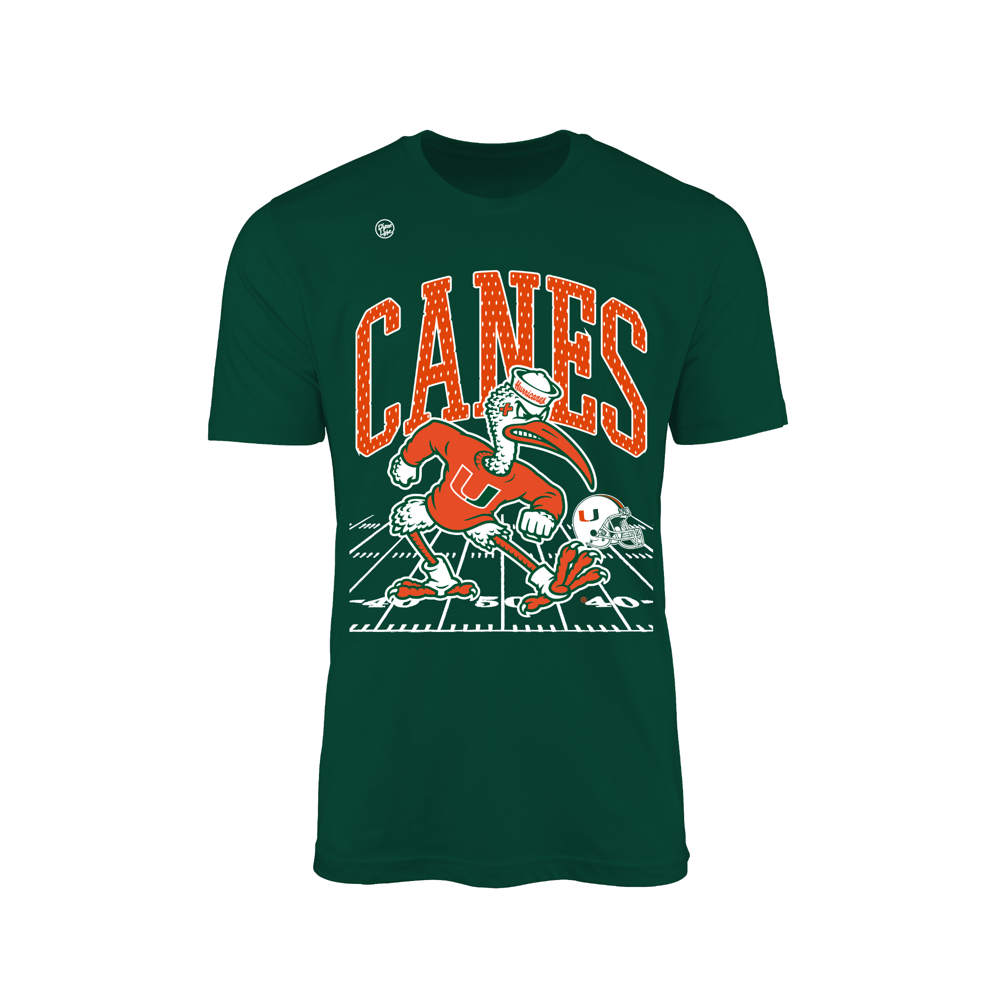 Miami Hurricanes Men's Logo Field Tee