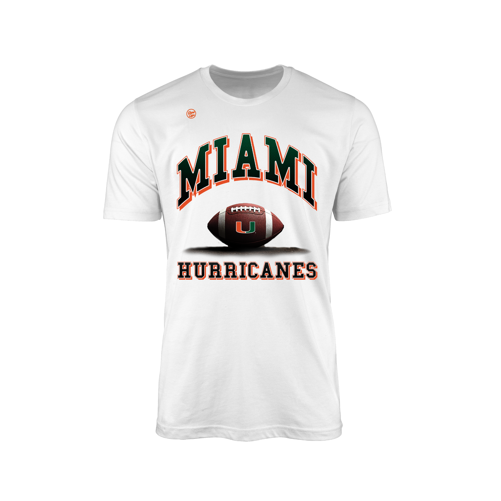 Miami Hurricanes Men's Miami Football Tee