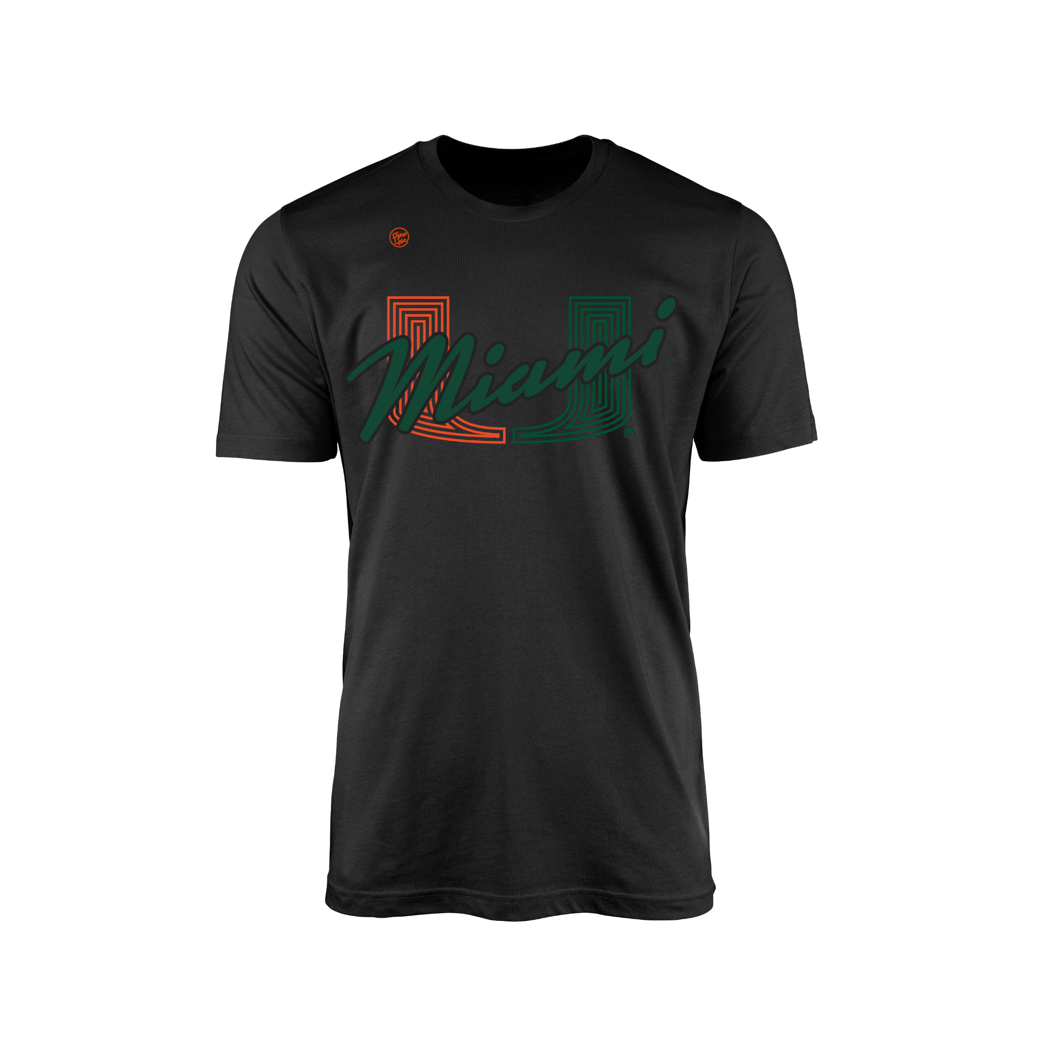 Miami Hurricanes Men's Miami Vice Script Tee