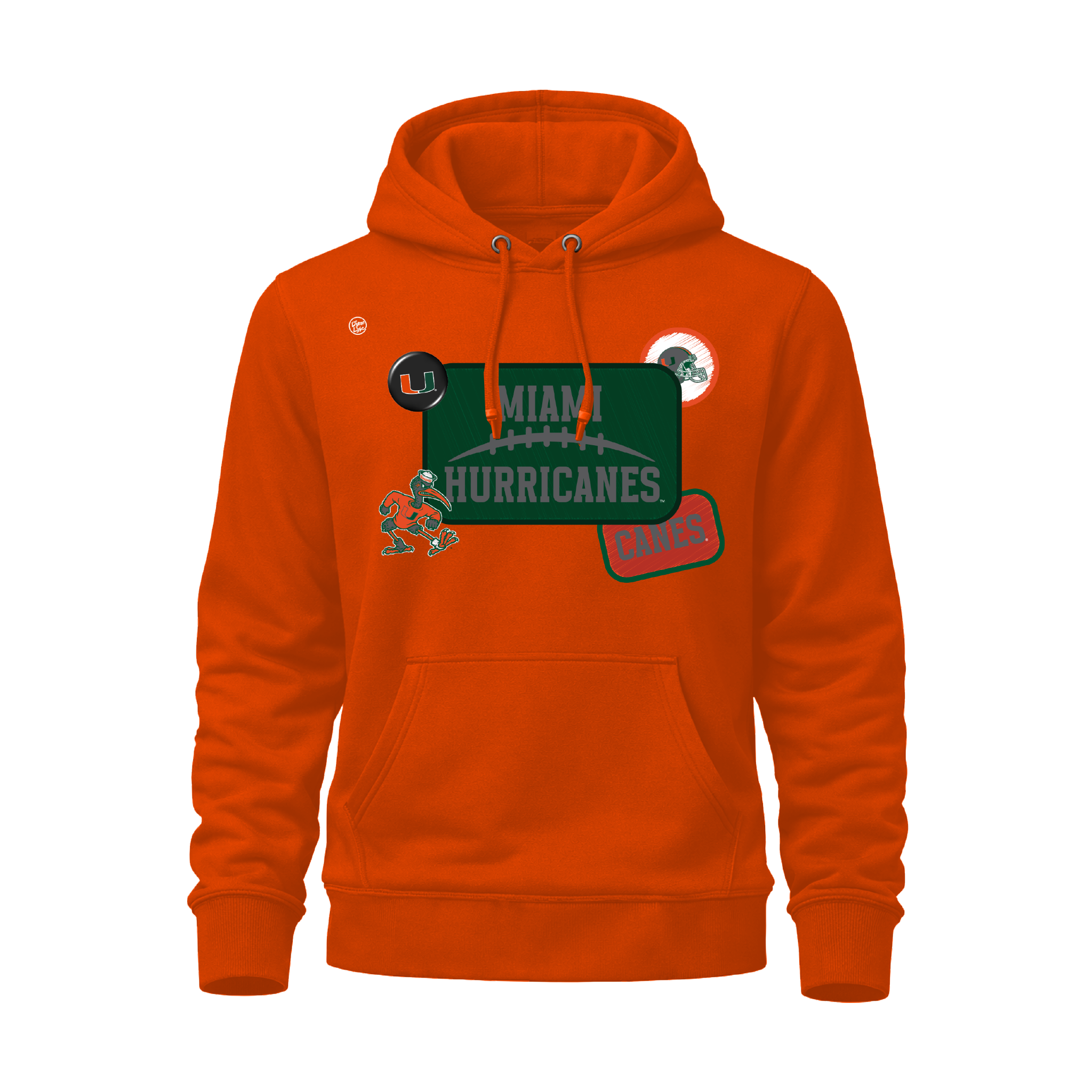 Miami Hurricanes Men's Hurricanes Patch Hoodie