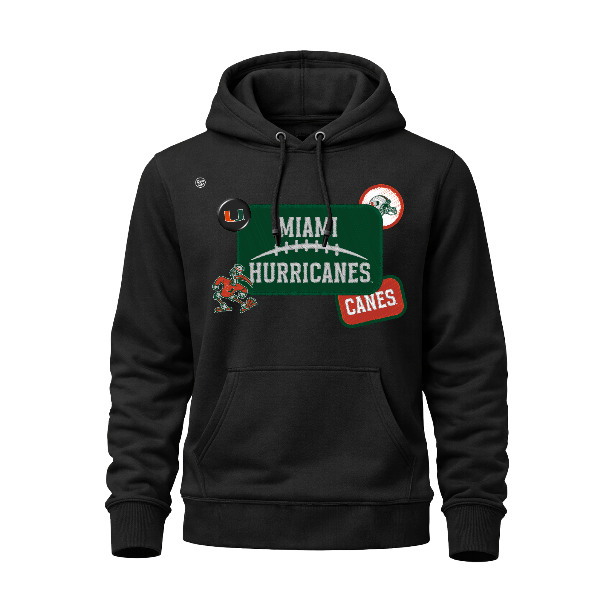 Miami Hurricanes Men's Hurricanes Patch Hoodie