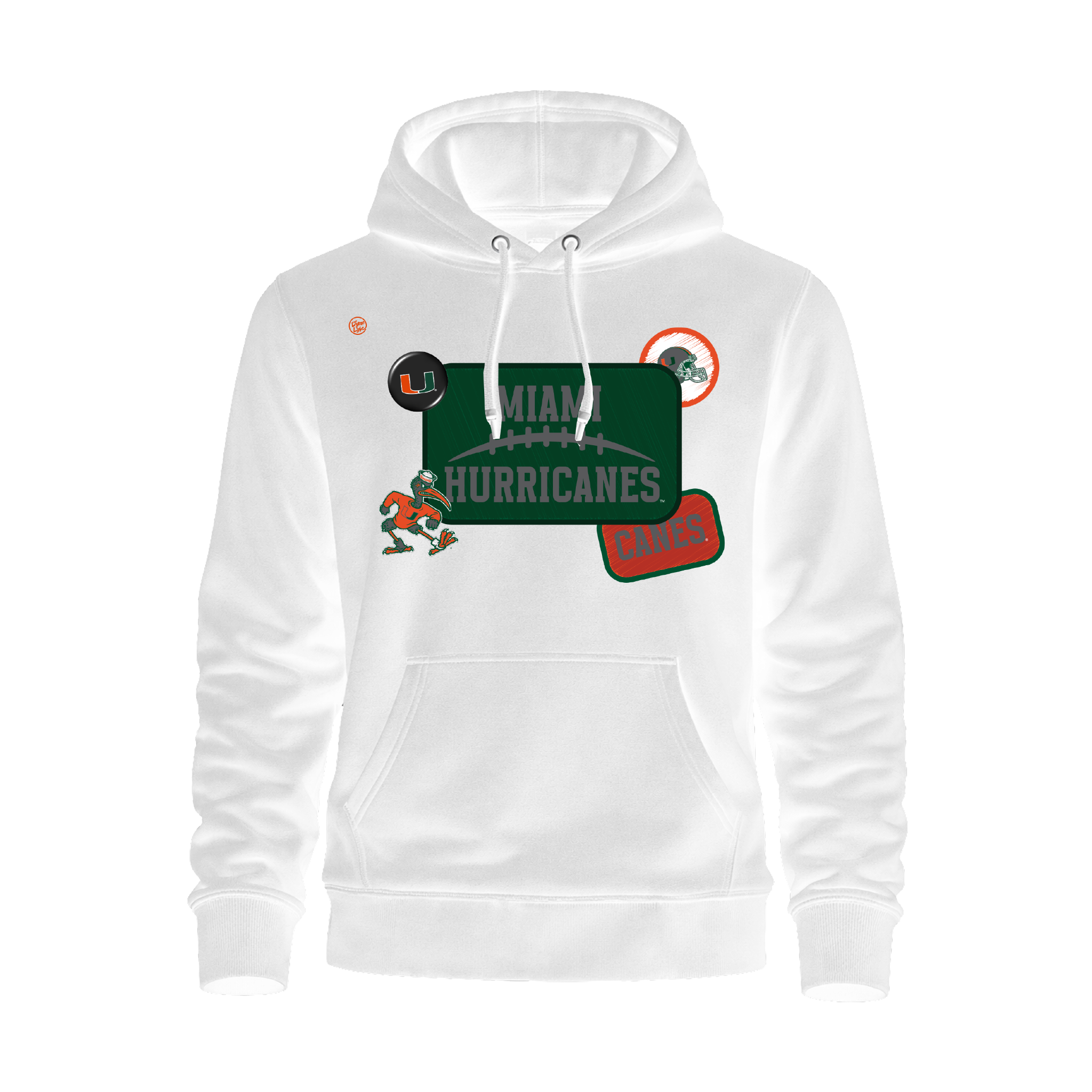 Miami Hurricanes Men's Hurricanes Patch Hoodie