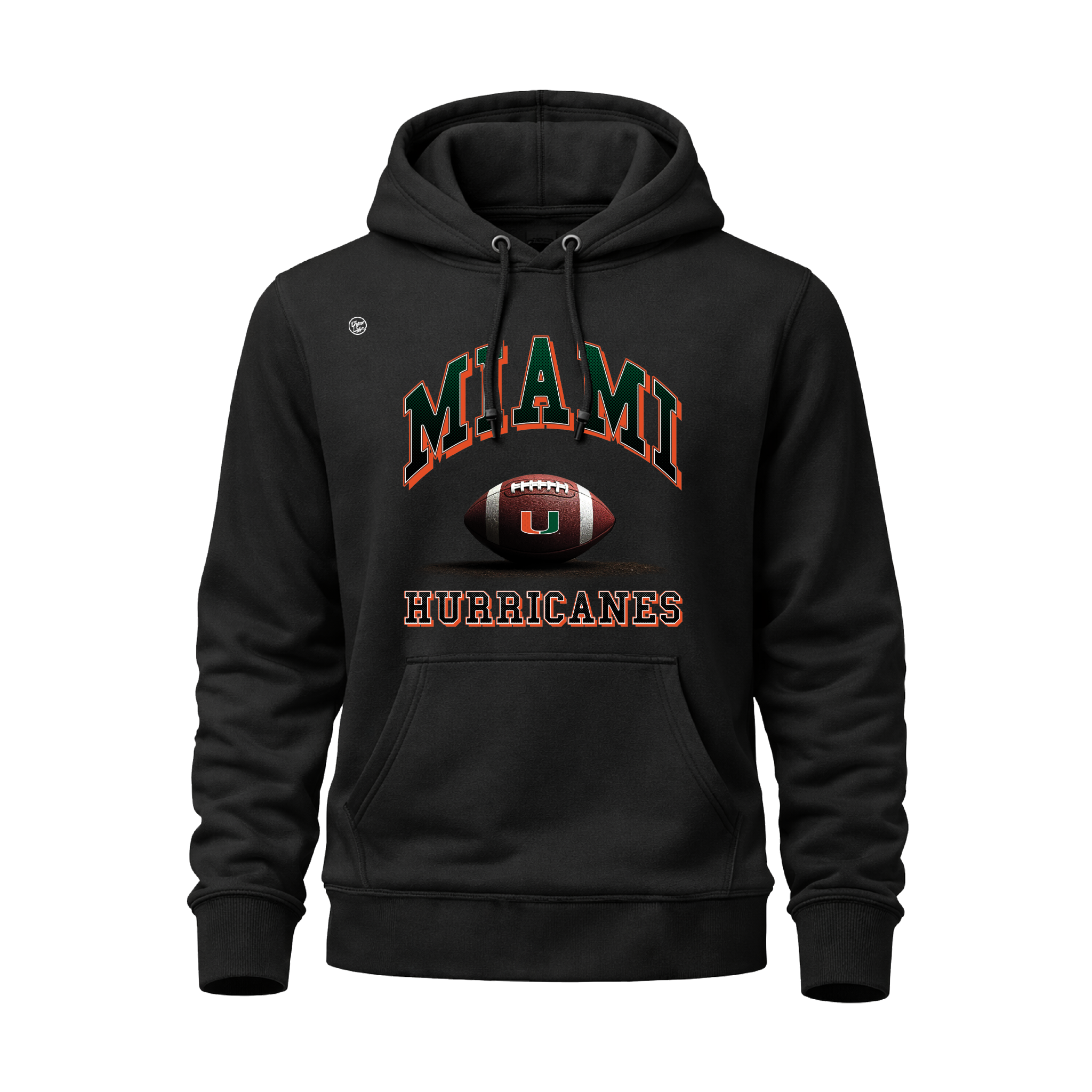 Miami Hurricanes Men's Miami Football Hoodie