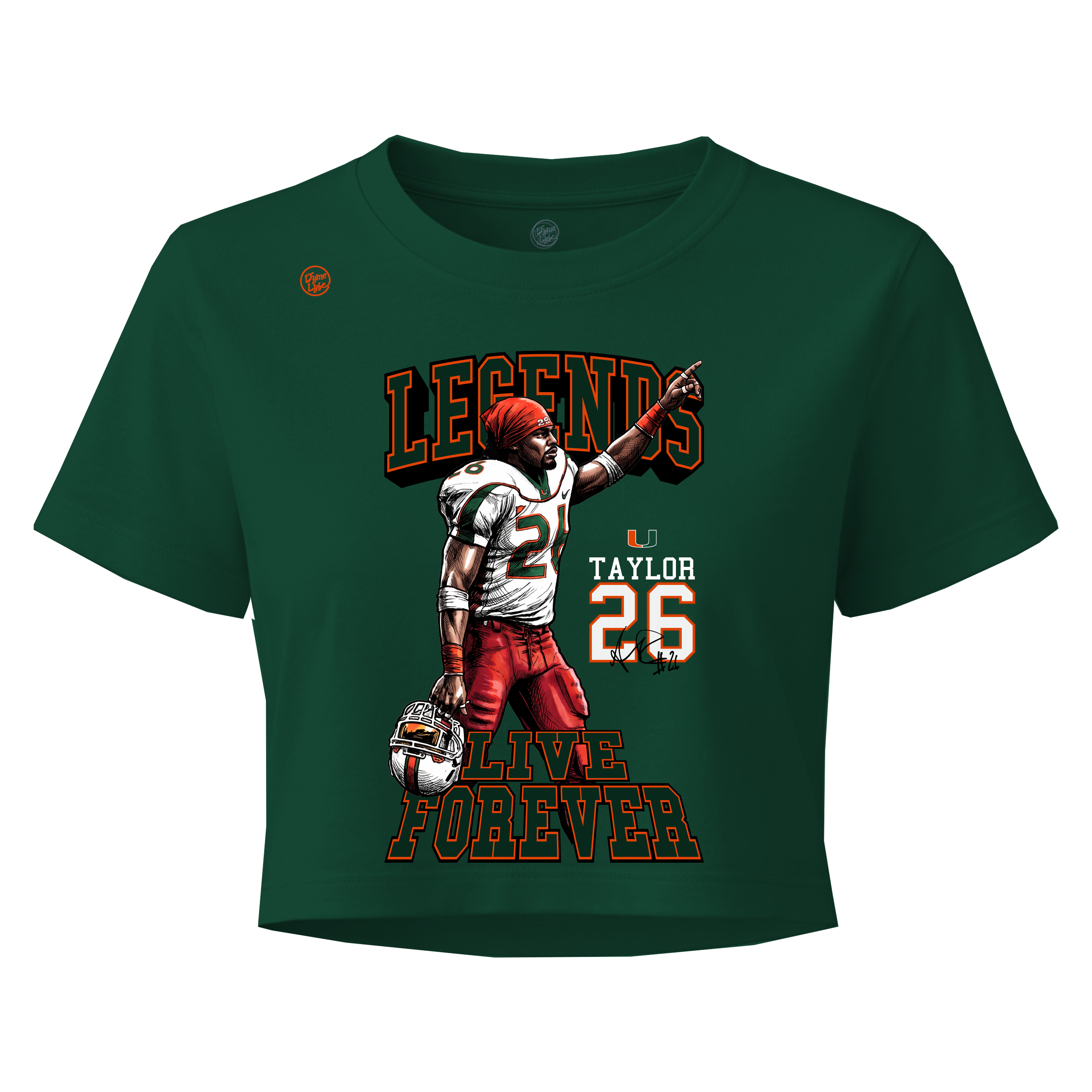 Miami Hurricanes Women's ST26 Forever Crop Top