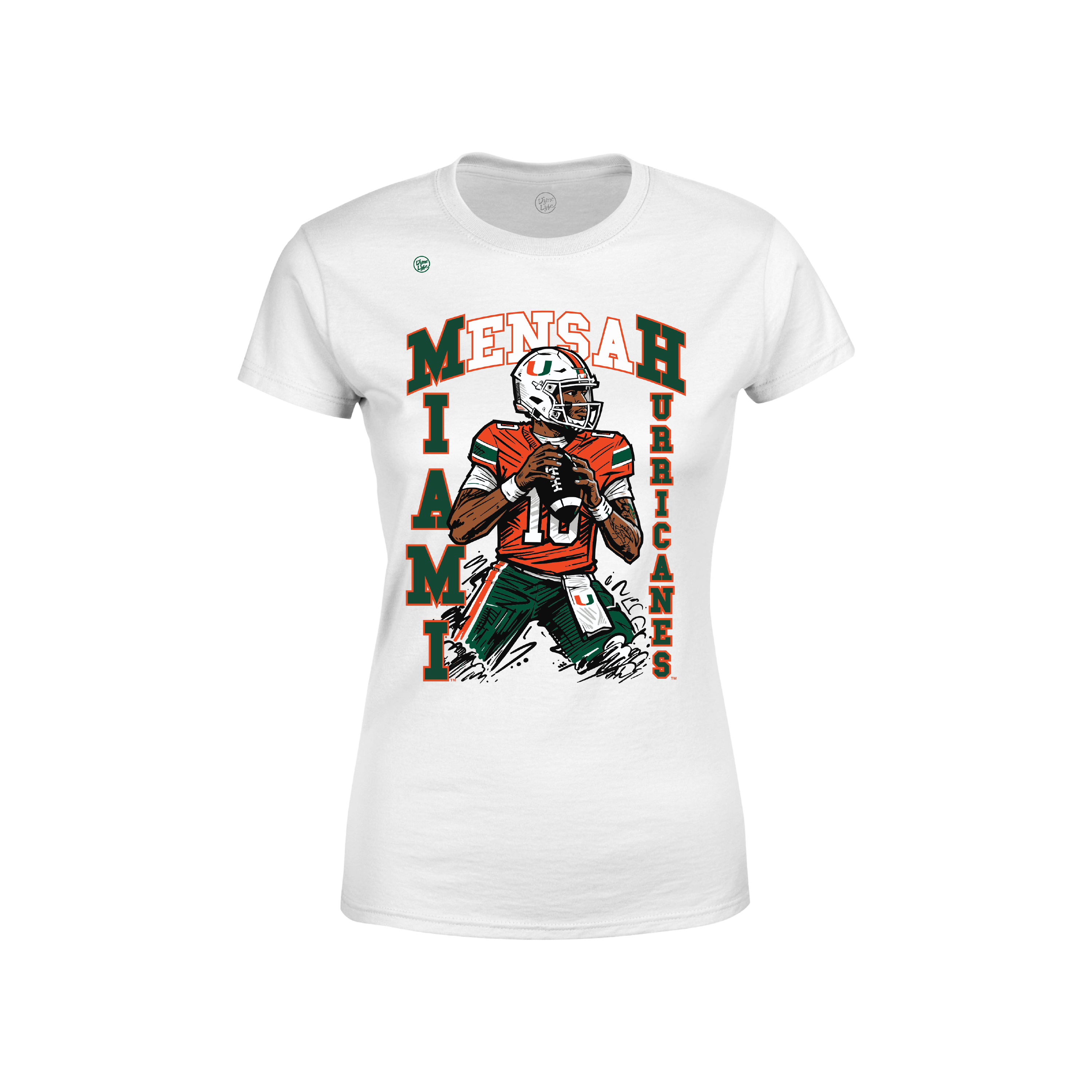 Miami Hurricanes Women's Mensah Sketch Tee