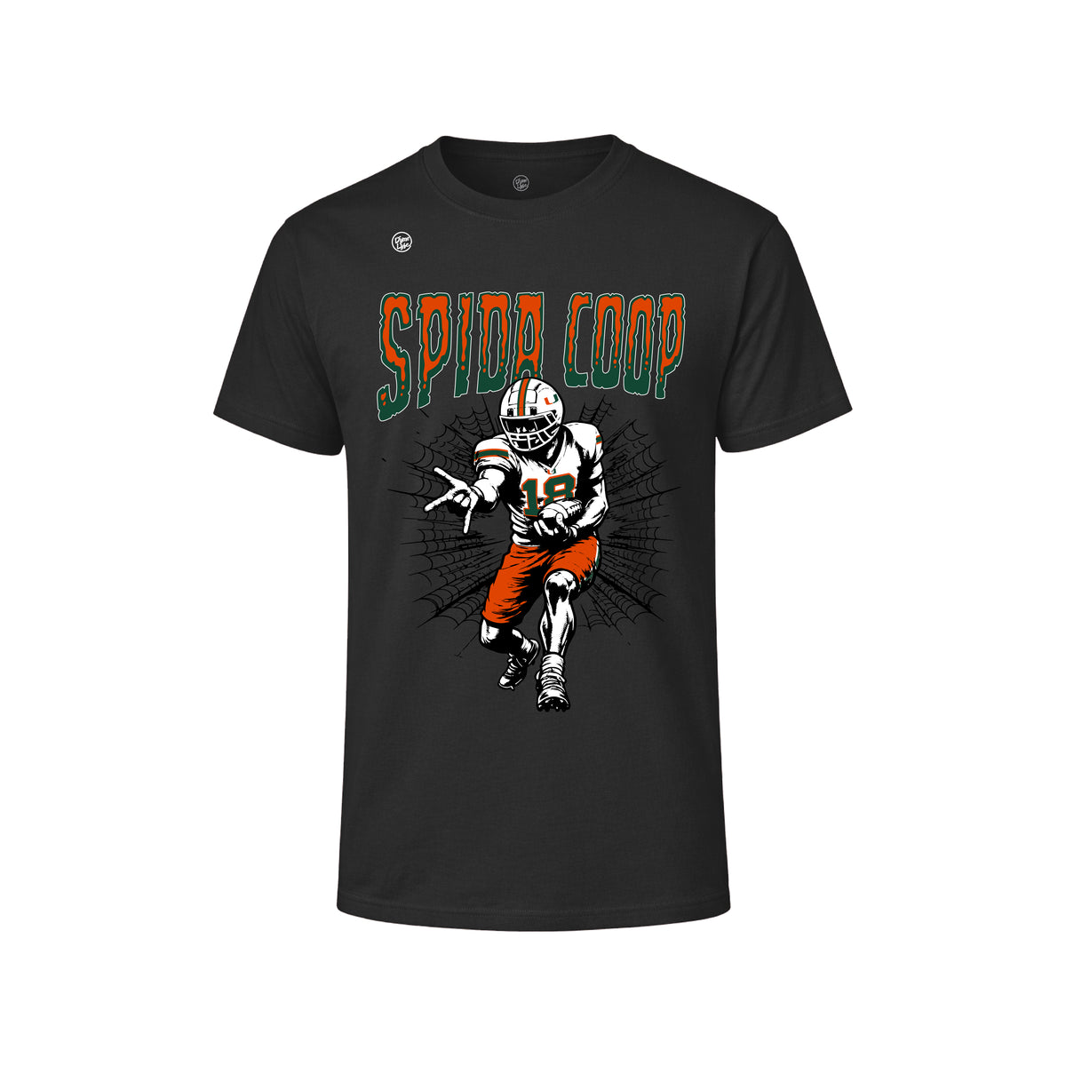 Miami Hurricanes Men's Spider Coop Tee