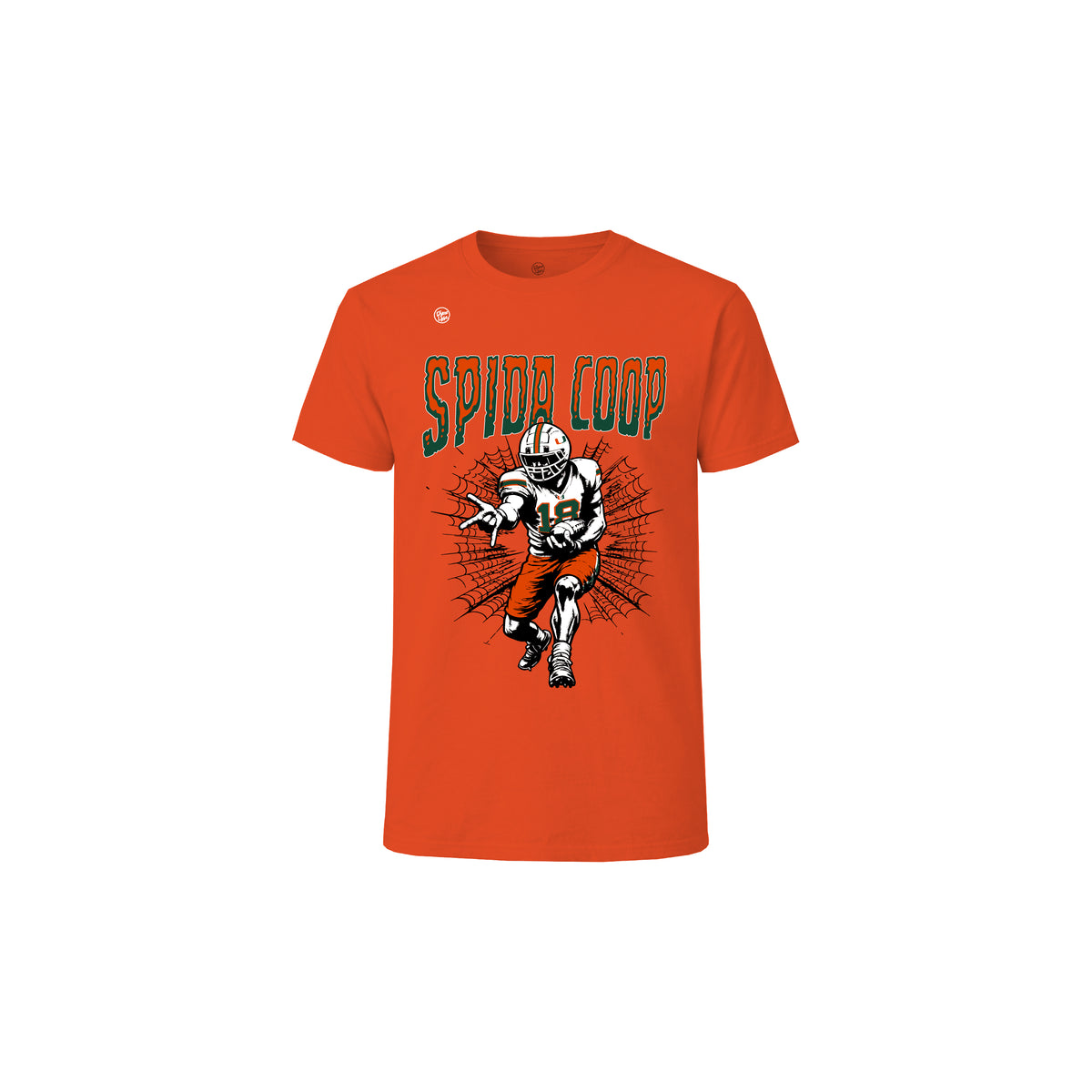 Miami Hurricanes Youth Spider Coop Tee