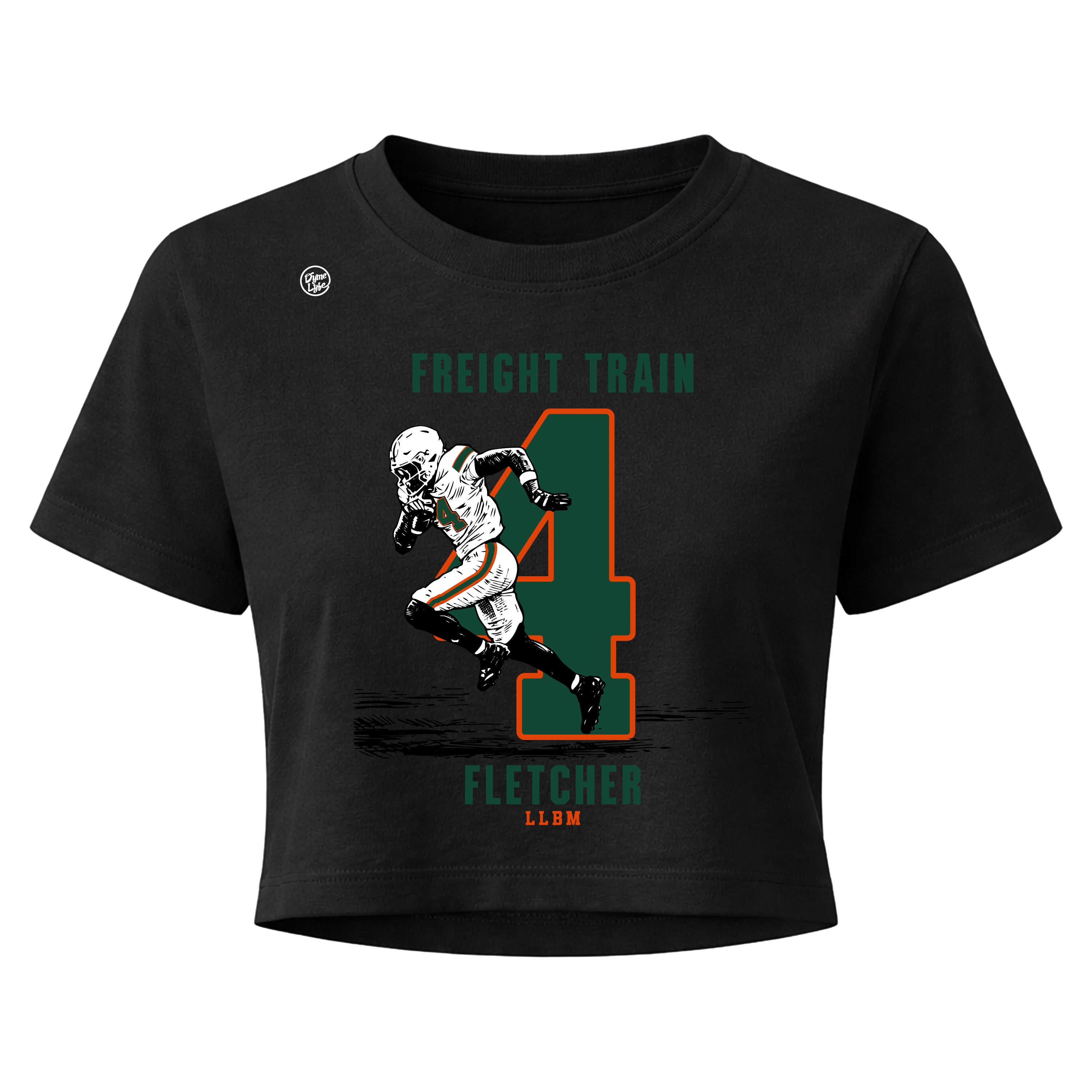 Miami Hurricanes Women's Freight Train Fletcher Crop Top