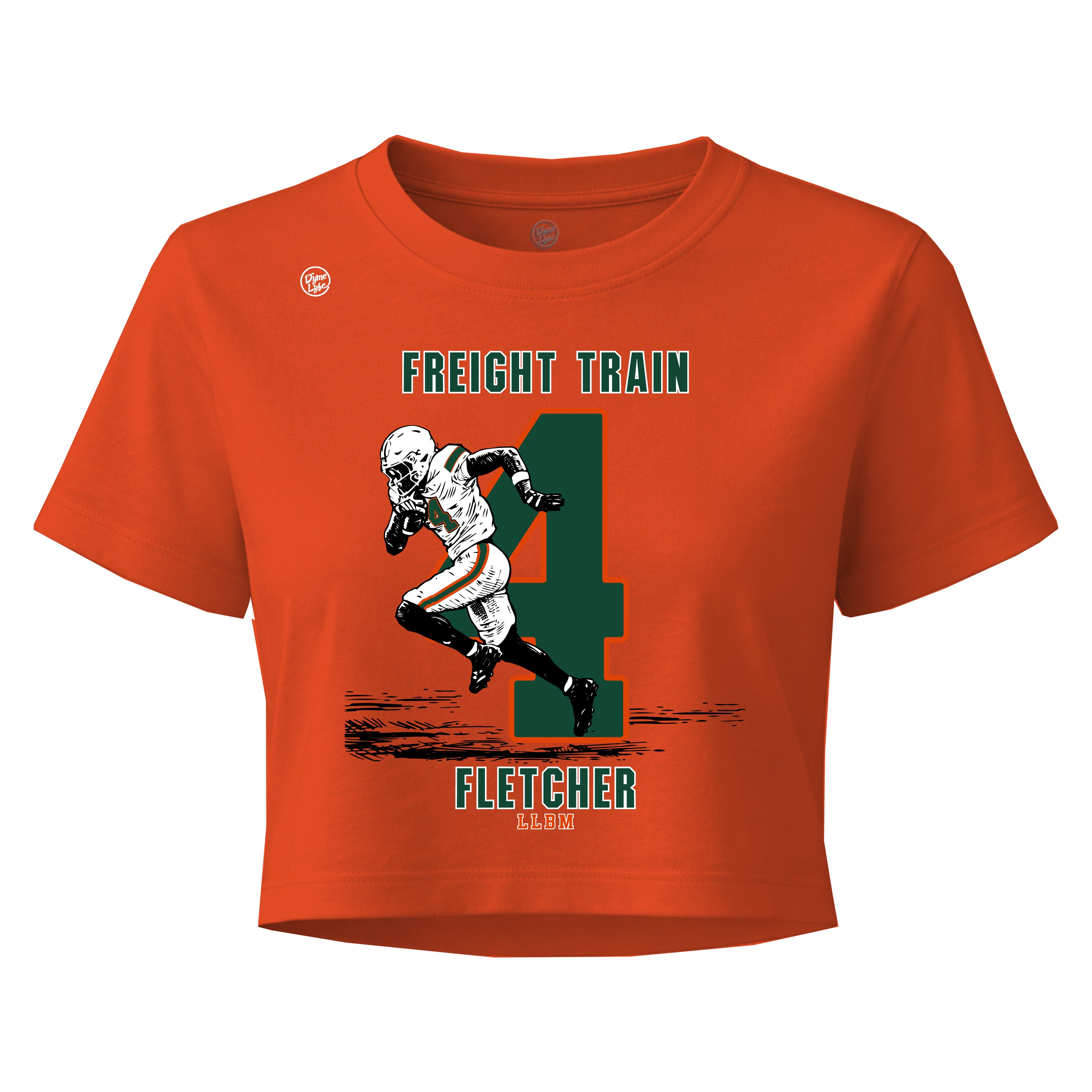 Miami Hurricanes Women's Freight Train Fletcher Crop Top