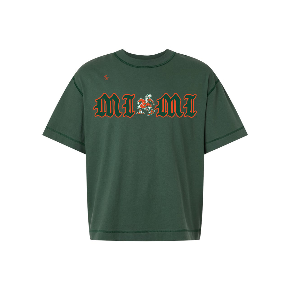 Miami Hurricanes Men's Old English Tee