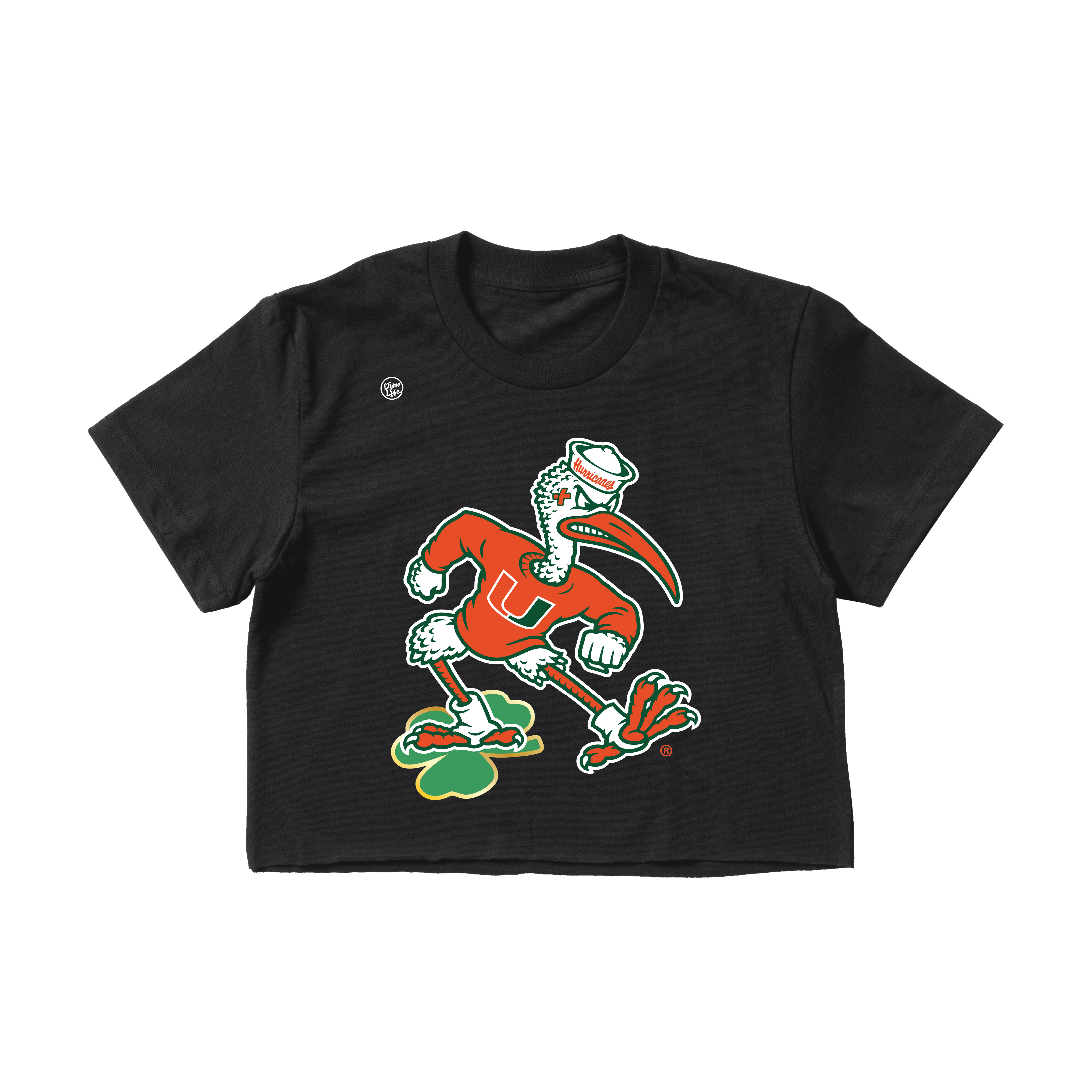 Miami Hurricanes Women's Sebastian Stomp Crop