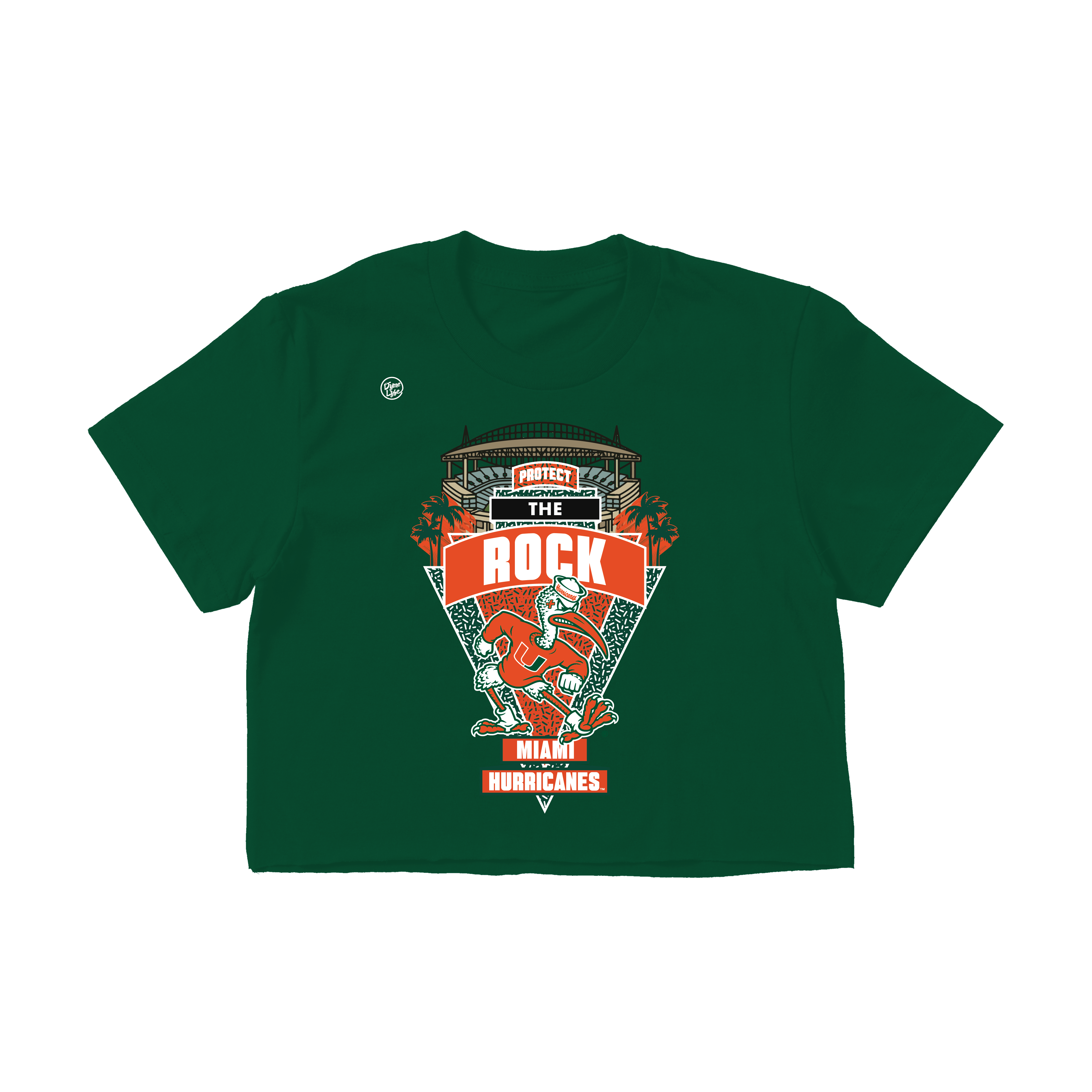 Miami Hurricanes Women's Protect The Rock Crop