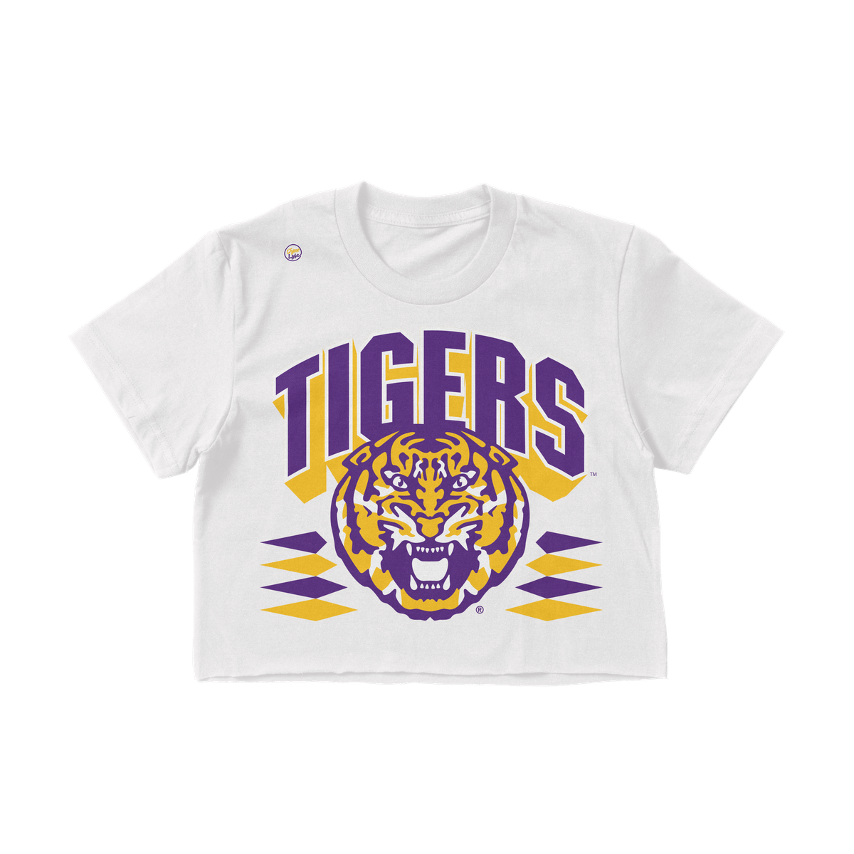 LSU Tigers Women's Retro Crop