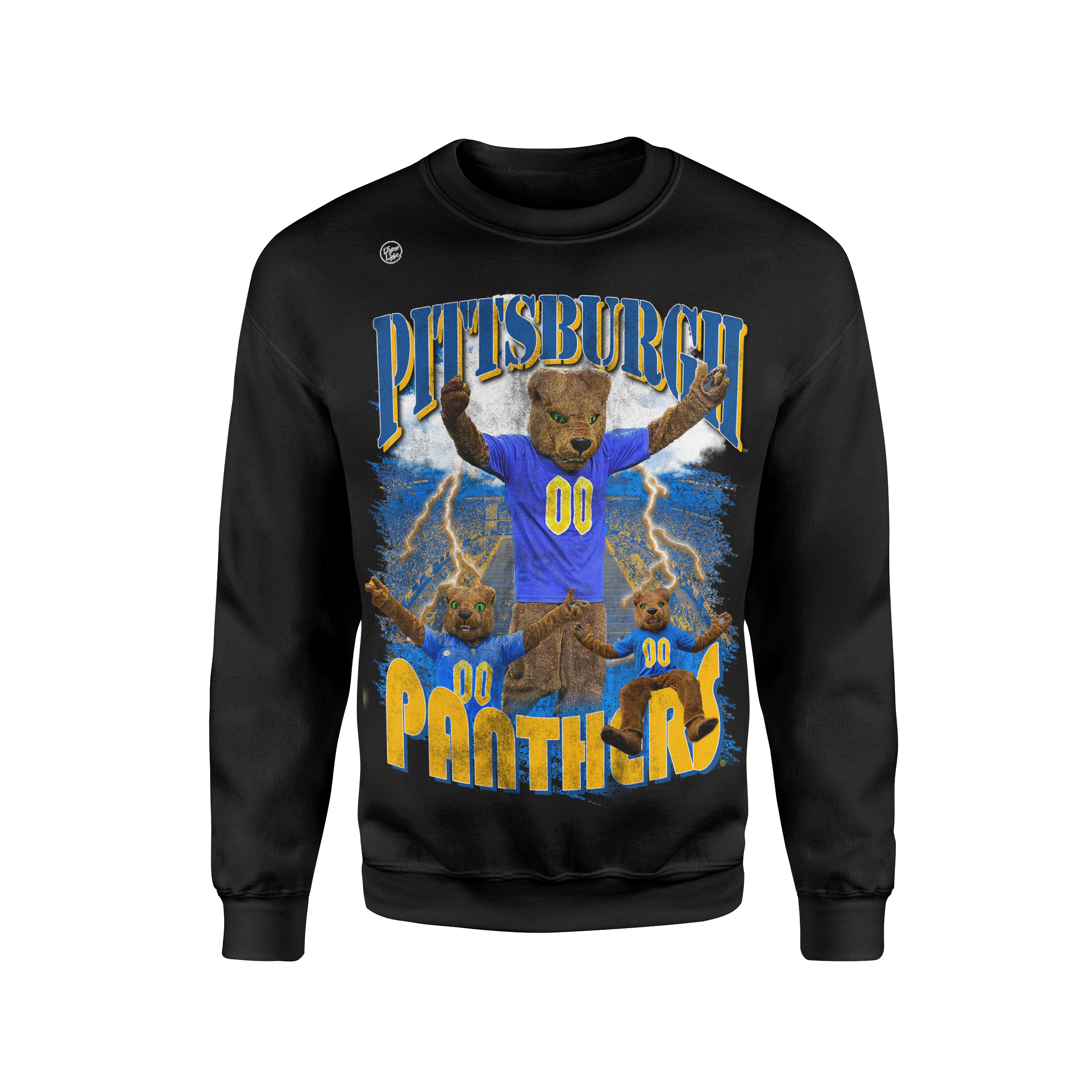 Pittsburgh Panthers Men's Mascot Crew Sweatshirt
