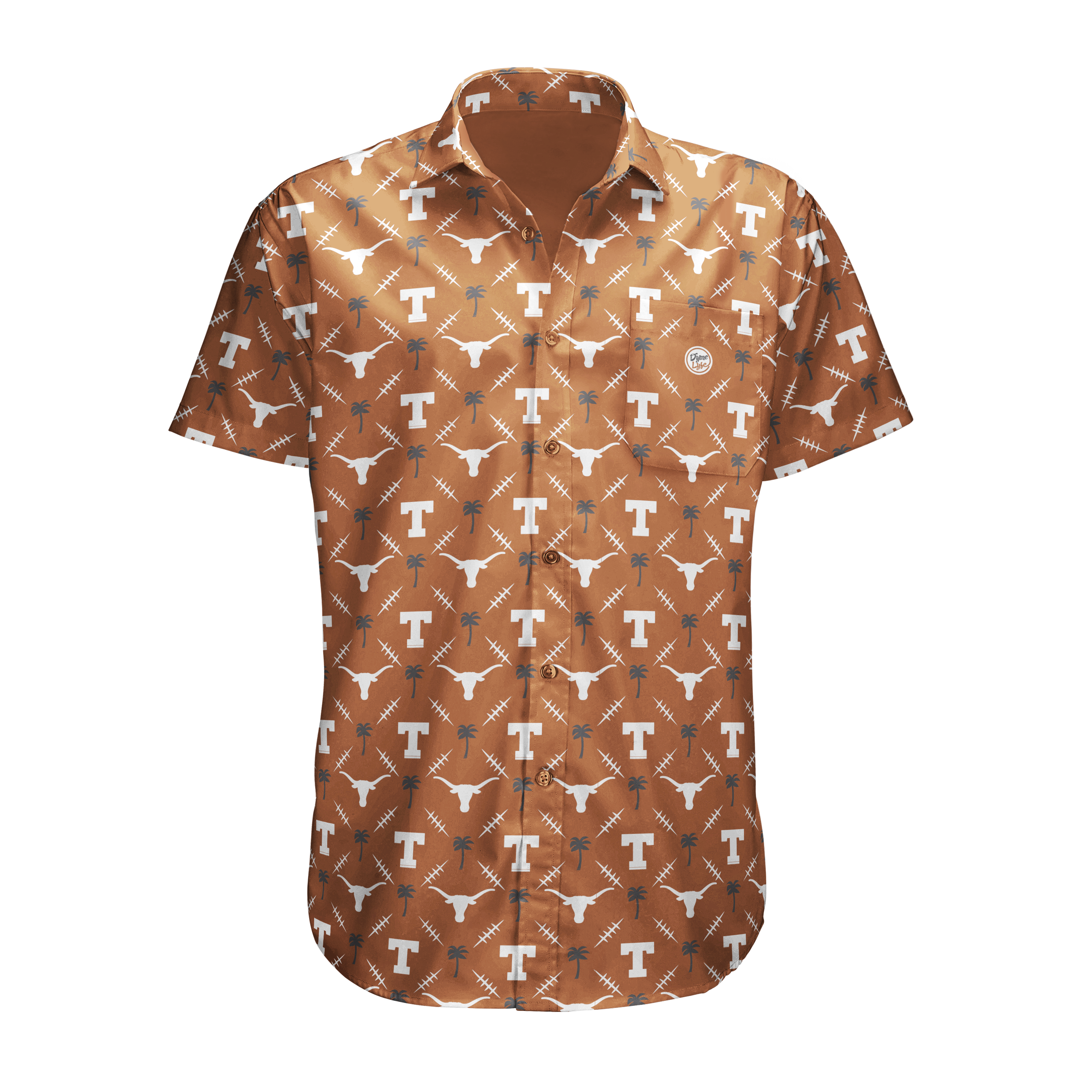 Texas Longhorns Men’s Palm Set Button Up
