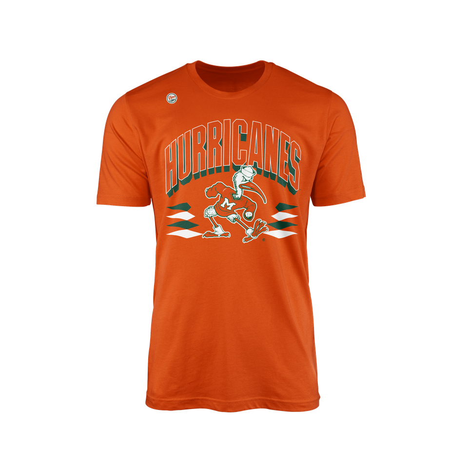 Miami Hurricanes Men’s Retro Tee