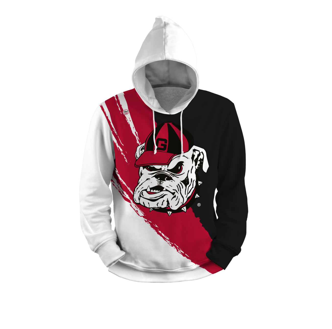 Georgia Bulldogs Men's Wave Hoodie