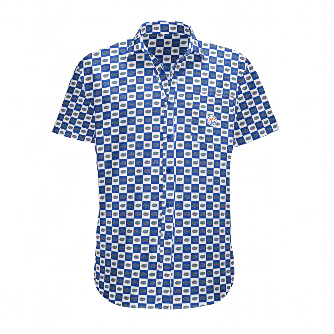 Florida Gators Men’s Logo Block Button Up