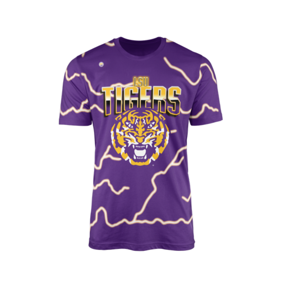 LSU Tigers Electric Tee - Purple