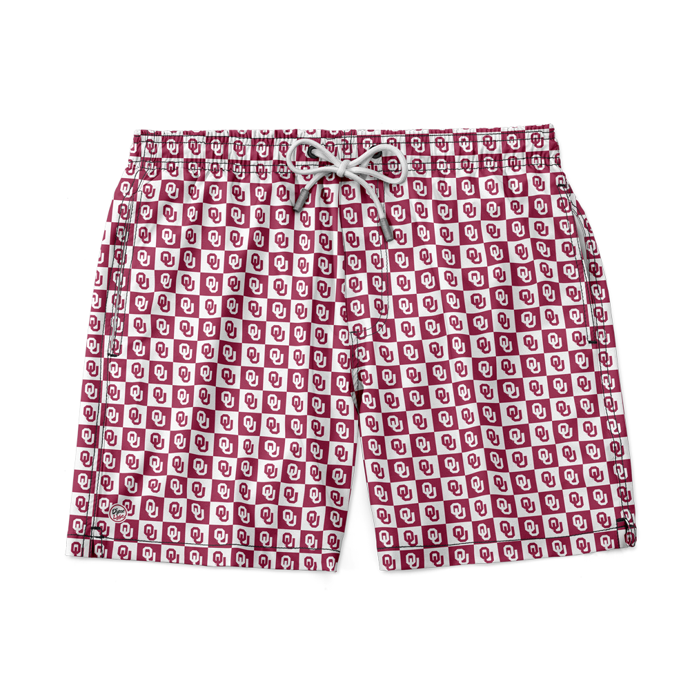 Oklahoma Sooners Men’s Logo Block Trunks