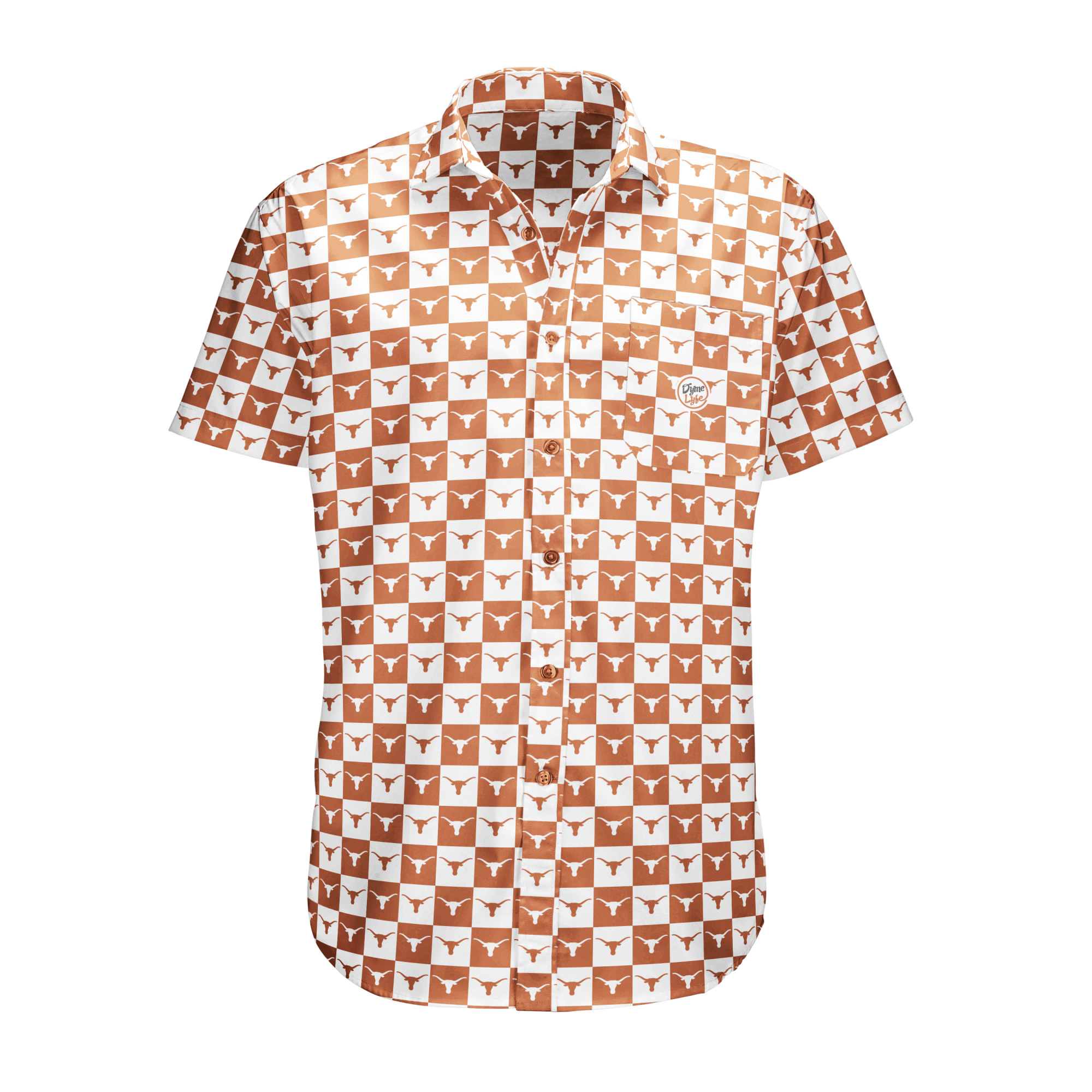 Texas Longhorns Men’s Logo Block Button Up