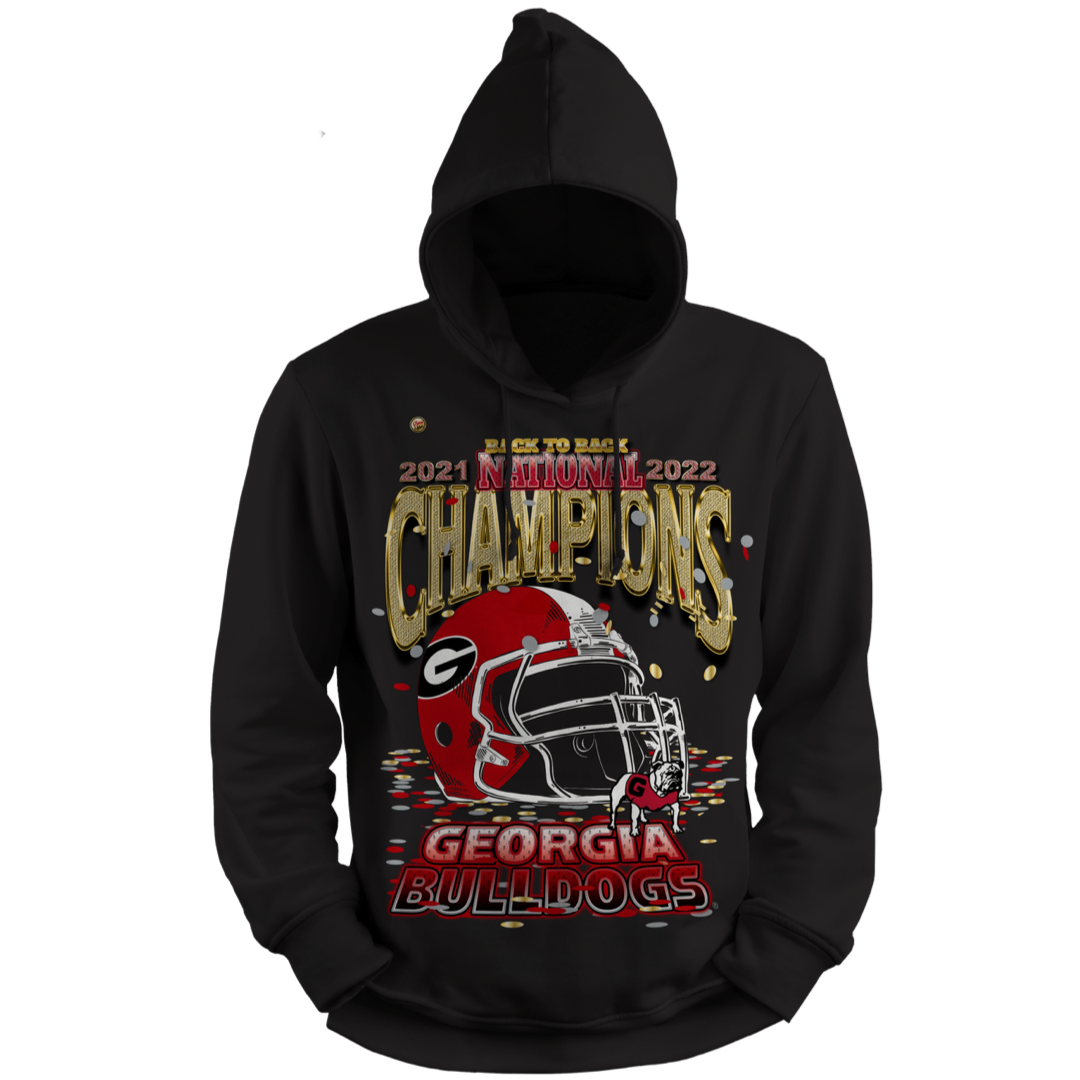 UGA National Champs Back 2 Back Hoodie