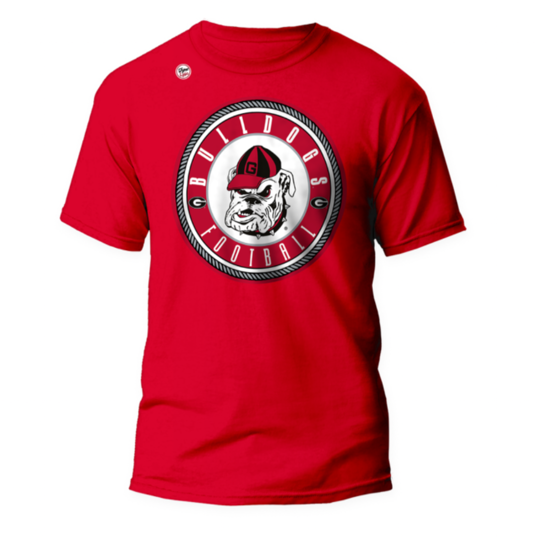 Georgia Bulldogs Men's Football Seal Tee