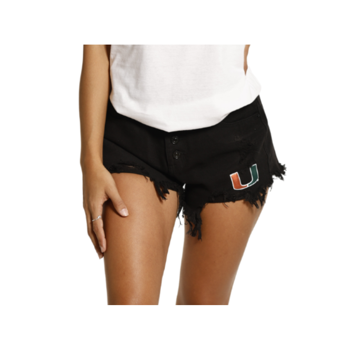 Miami Hurricanes Women's U Jean Shorts