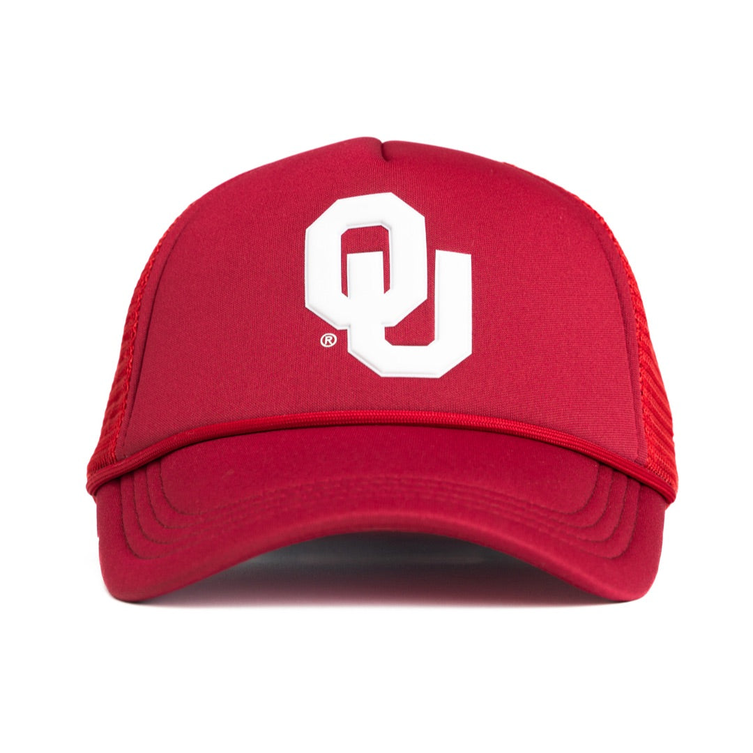 Oklahoma Sooners Crimson Trucker Hat