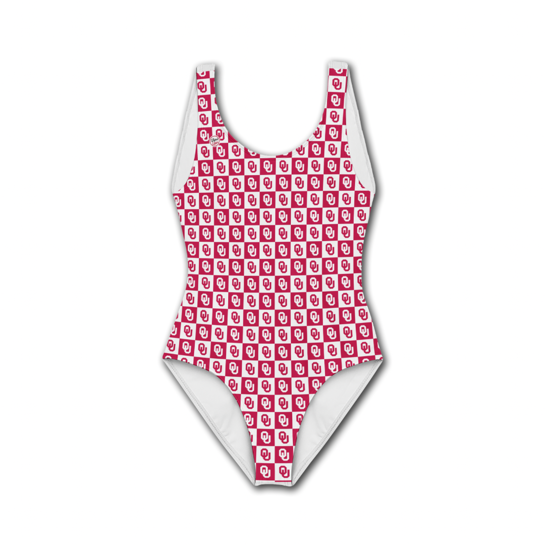 Oklahoma Sooners Women’s Logo Block Swimsuit