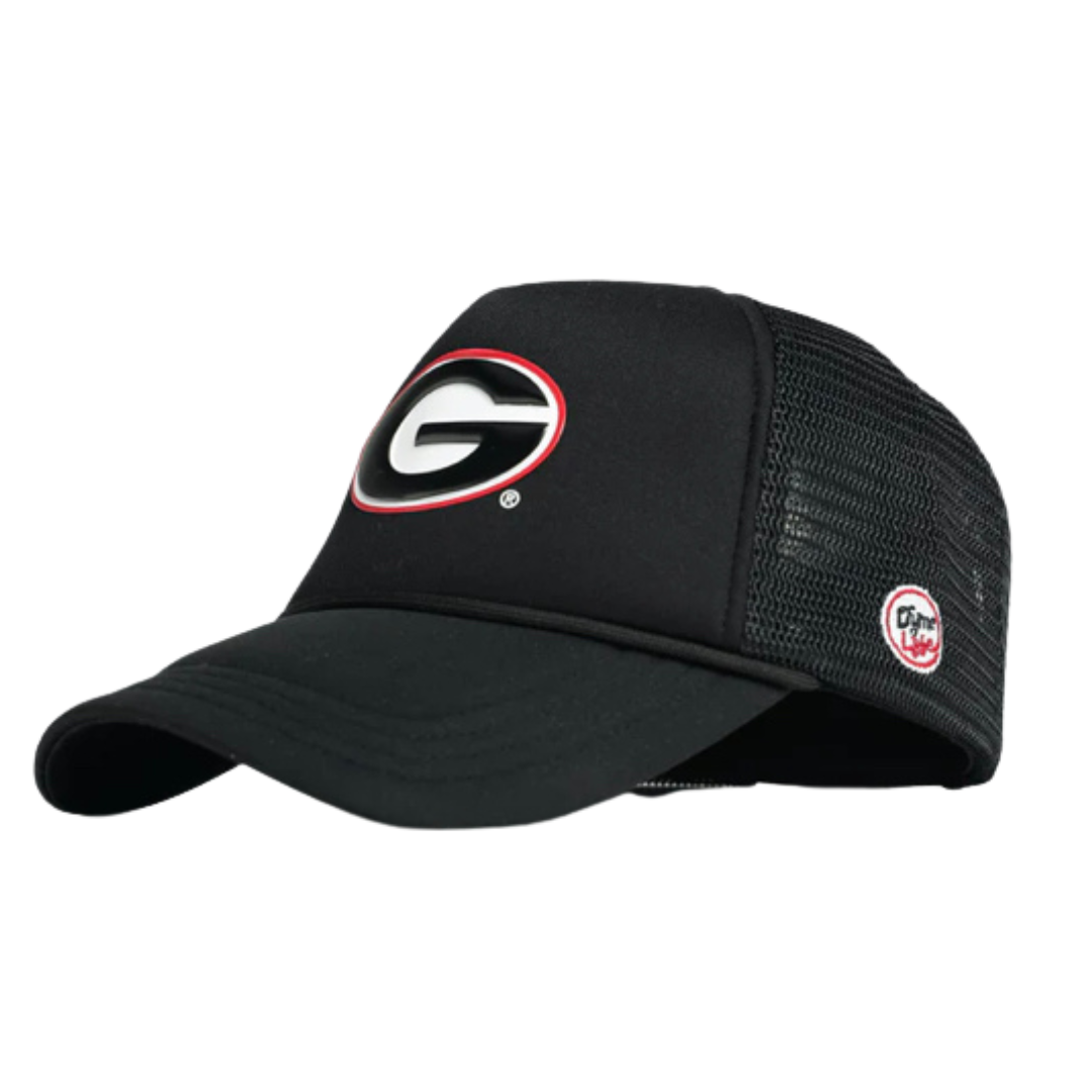 Georgia Bulldogs Black Trucker Hat