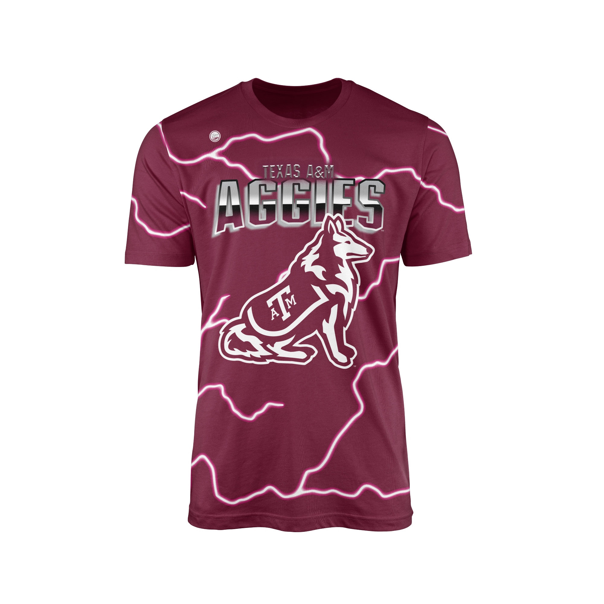 Texas A&M Aggies Electric Tee - Maroon