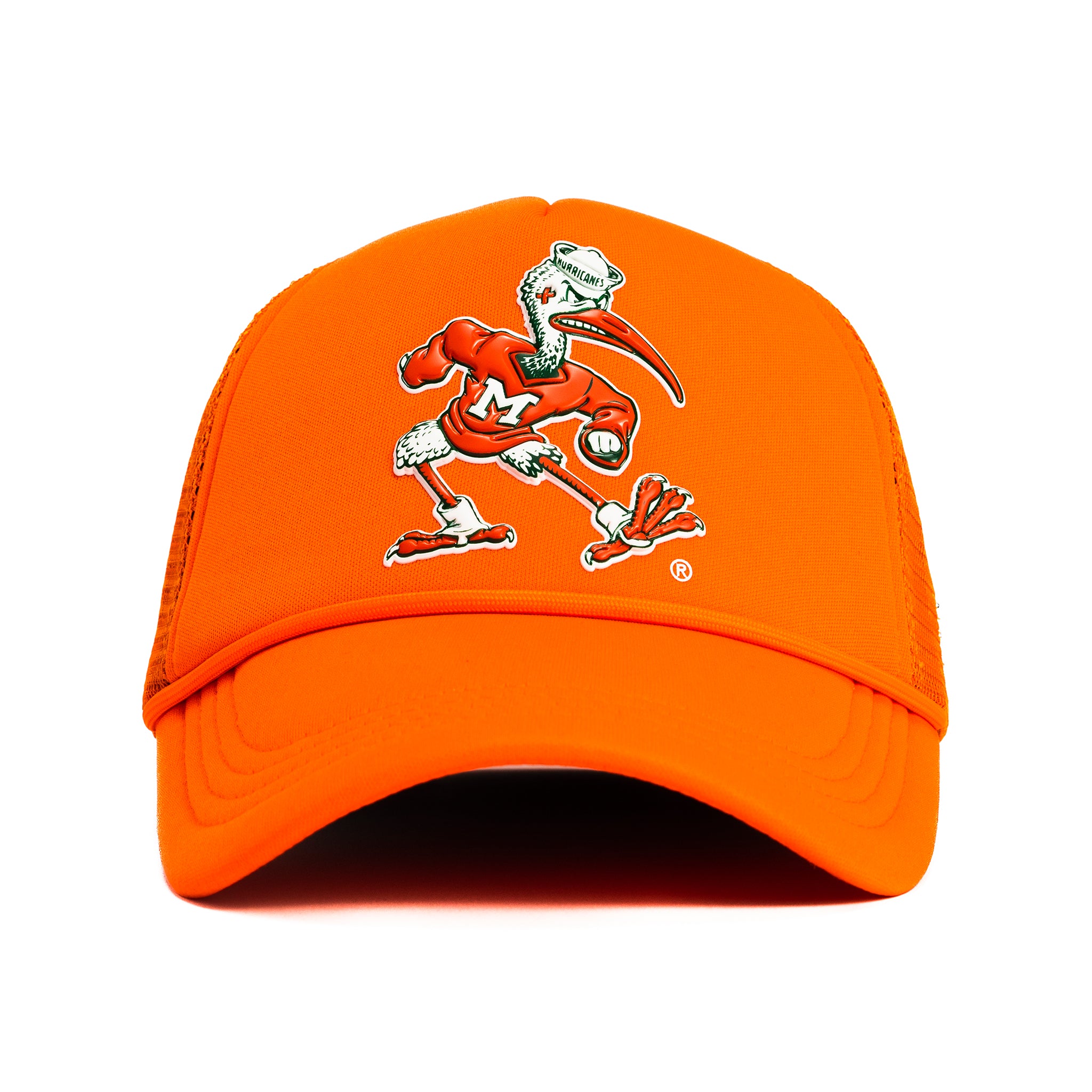 Miami Hurricanes Sebastian Trucker Hat - Orange