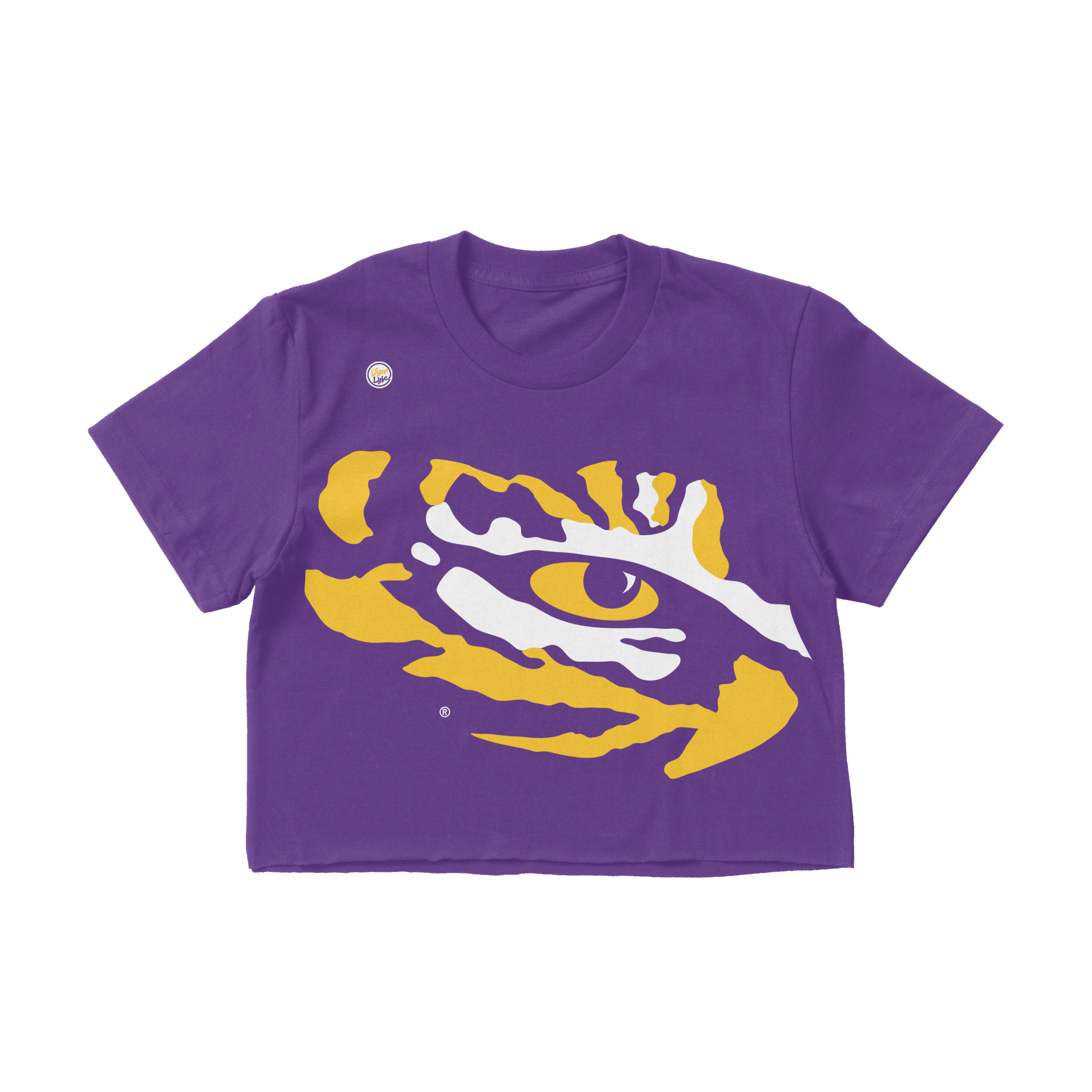 LSU Tigers Crop - Purple